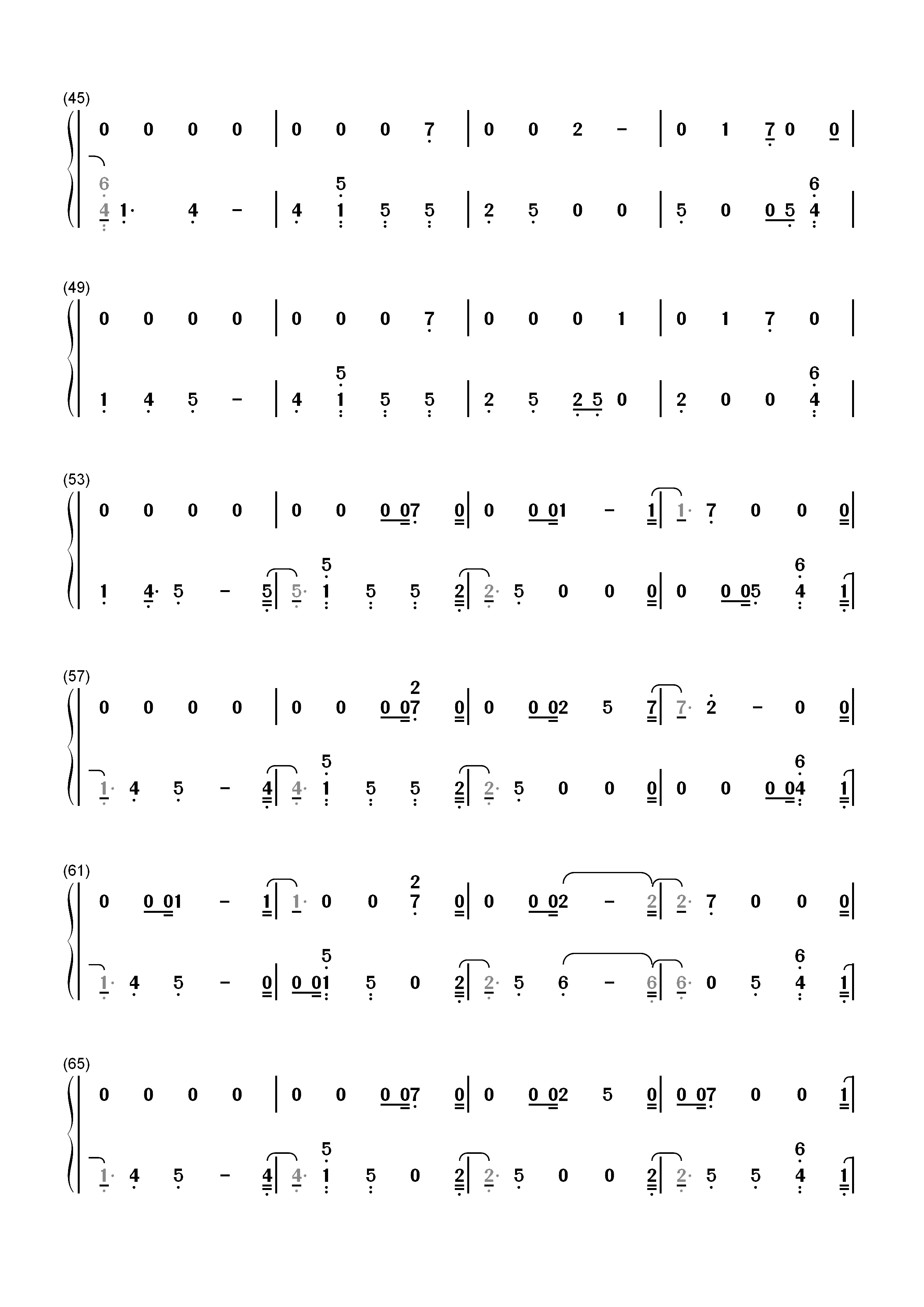 So It Goes…-Taylor Swift双手简谱预览3