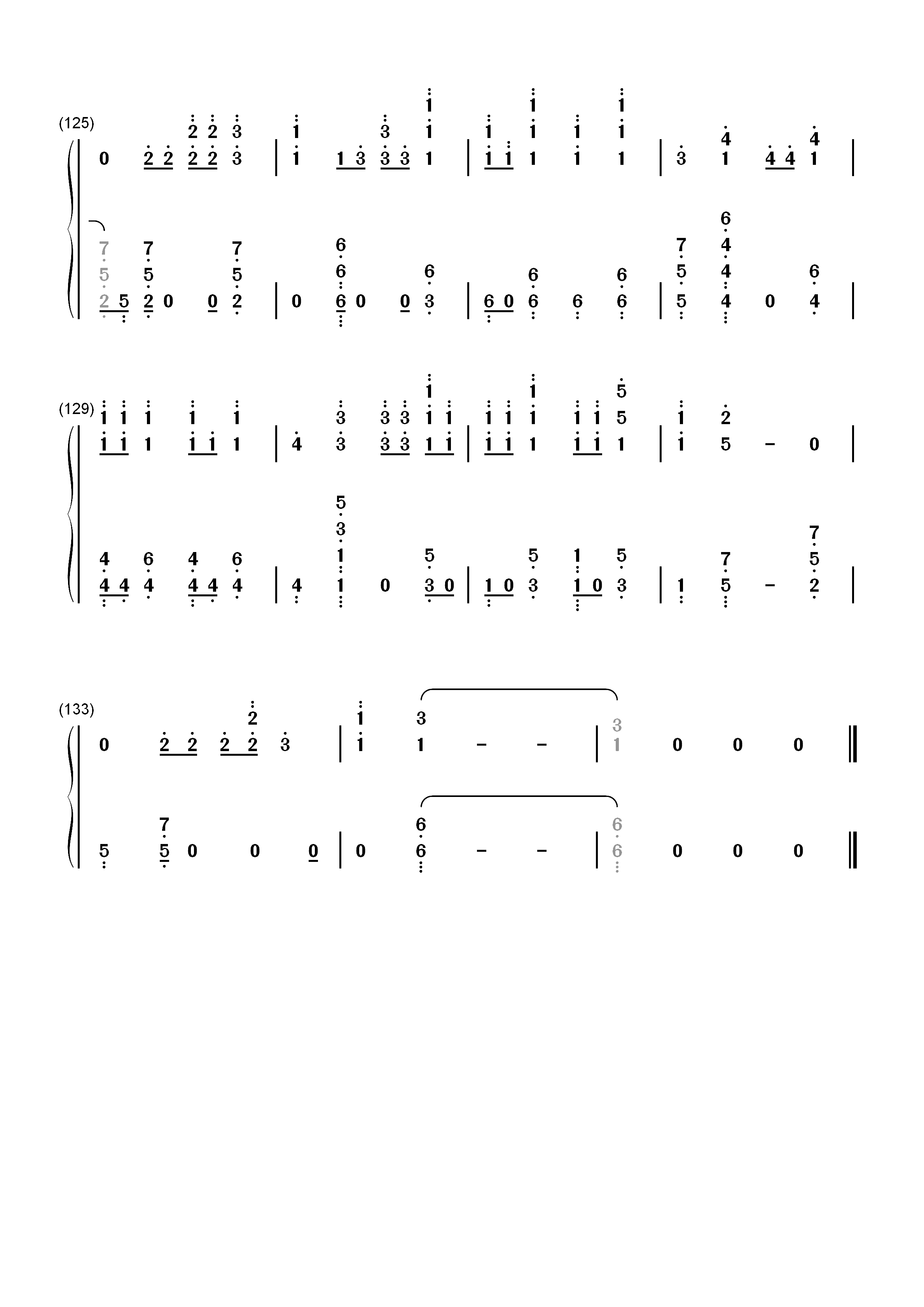 Échame La Culpa-Luis Fonsi和Demi Lovato双手简谱预览9