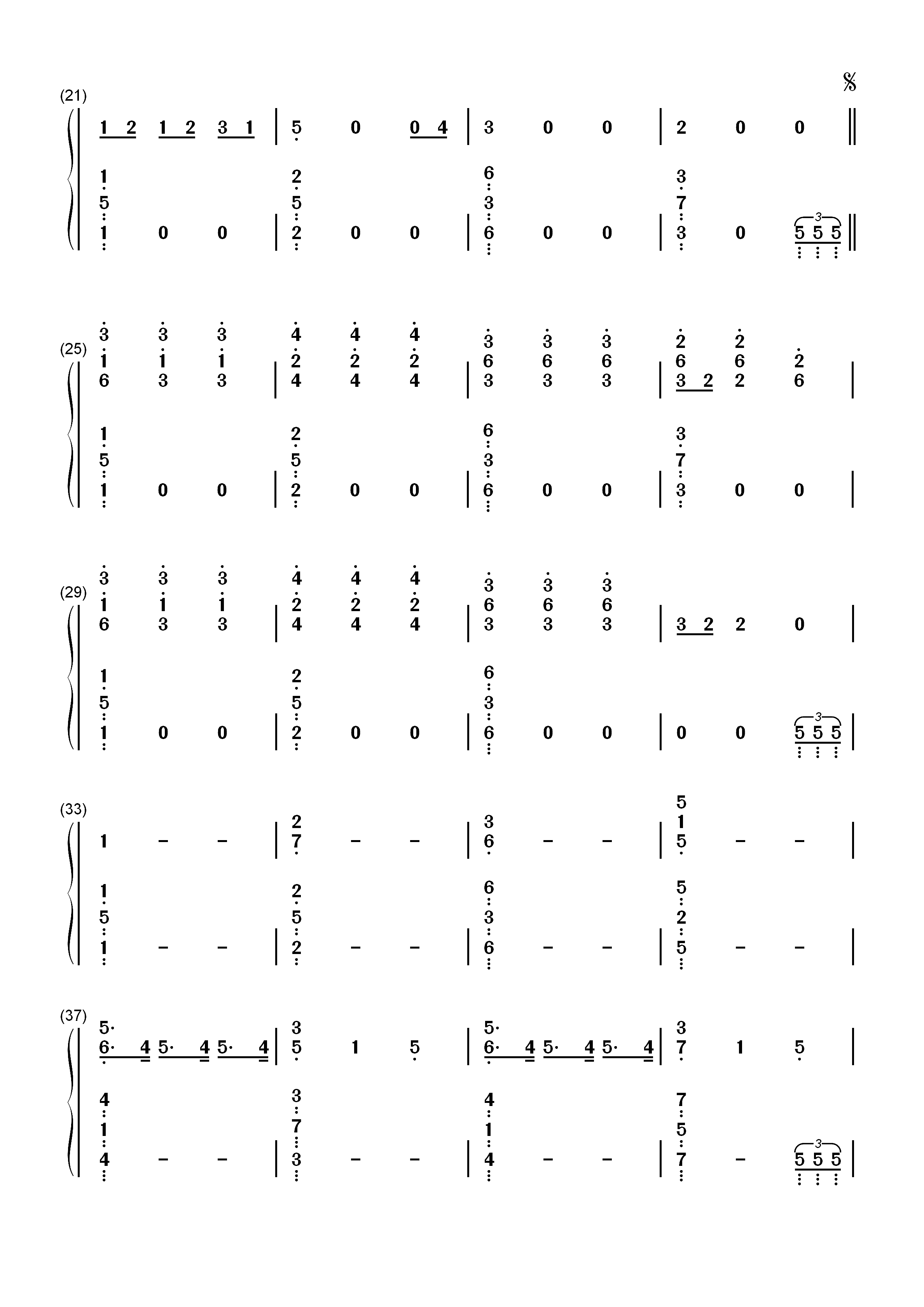 Two Fux-Adam Lambert双手简谱预览2