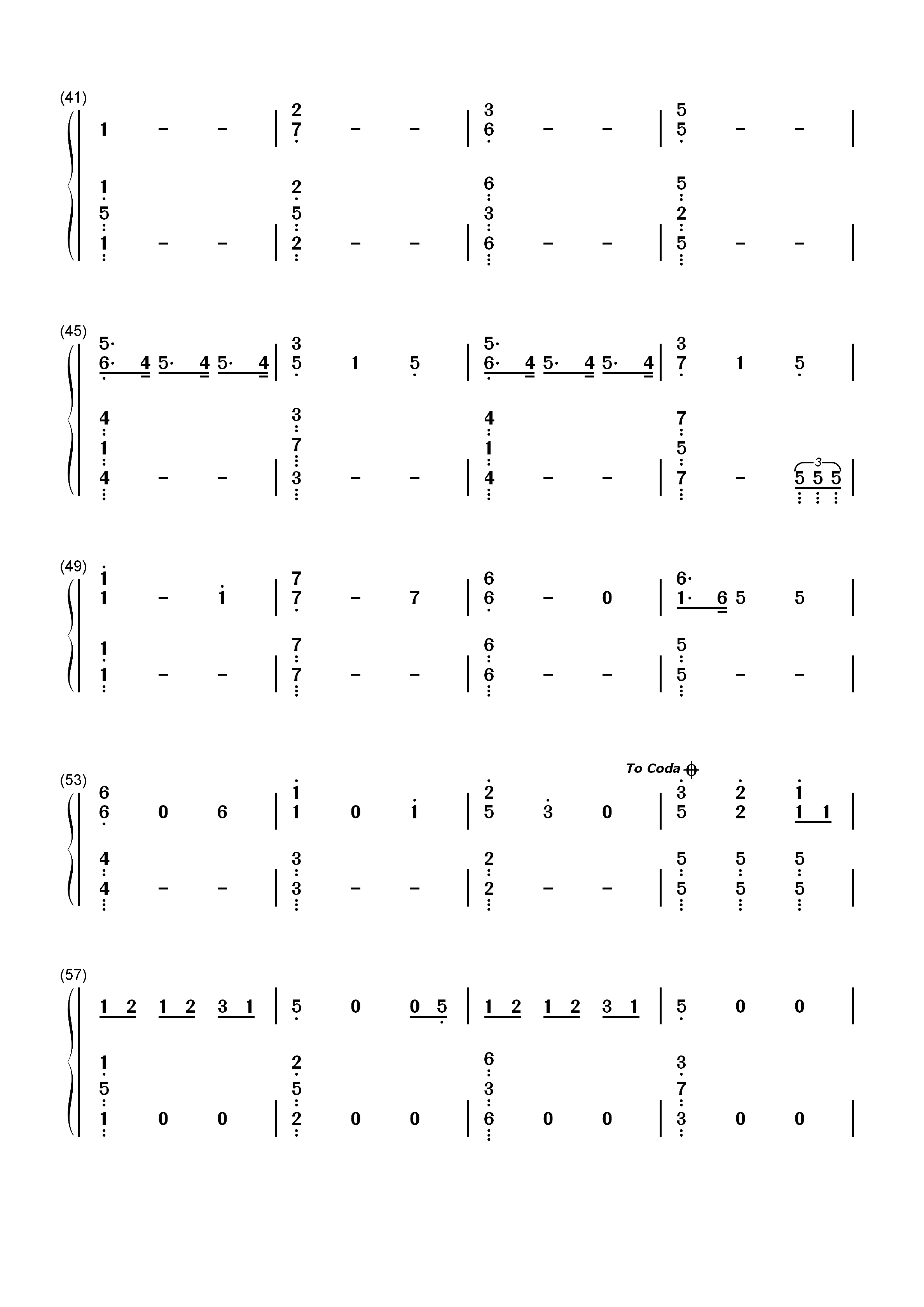 Two Fux-Adam Lambert双手简谱预览3