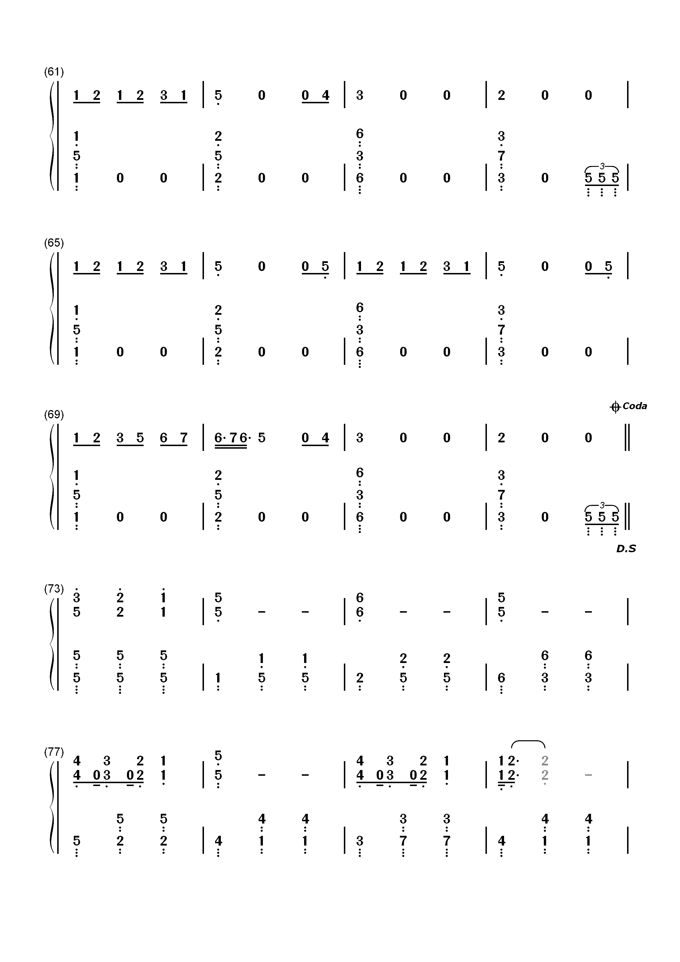 Two Fux-Adam Lambert双手简谱预览4