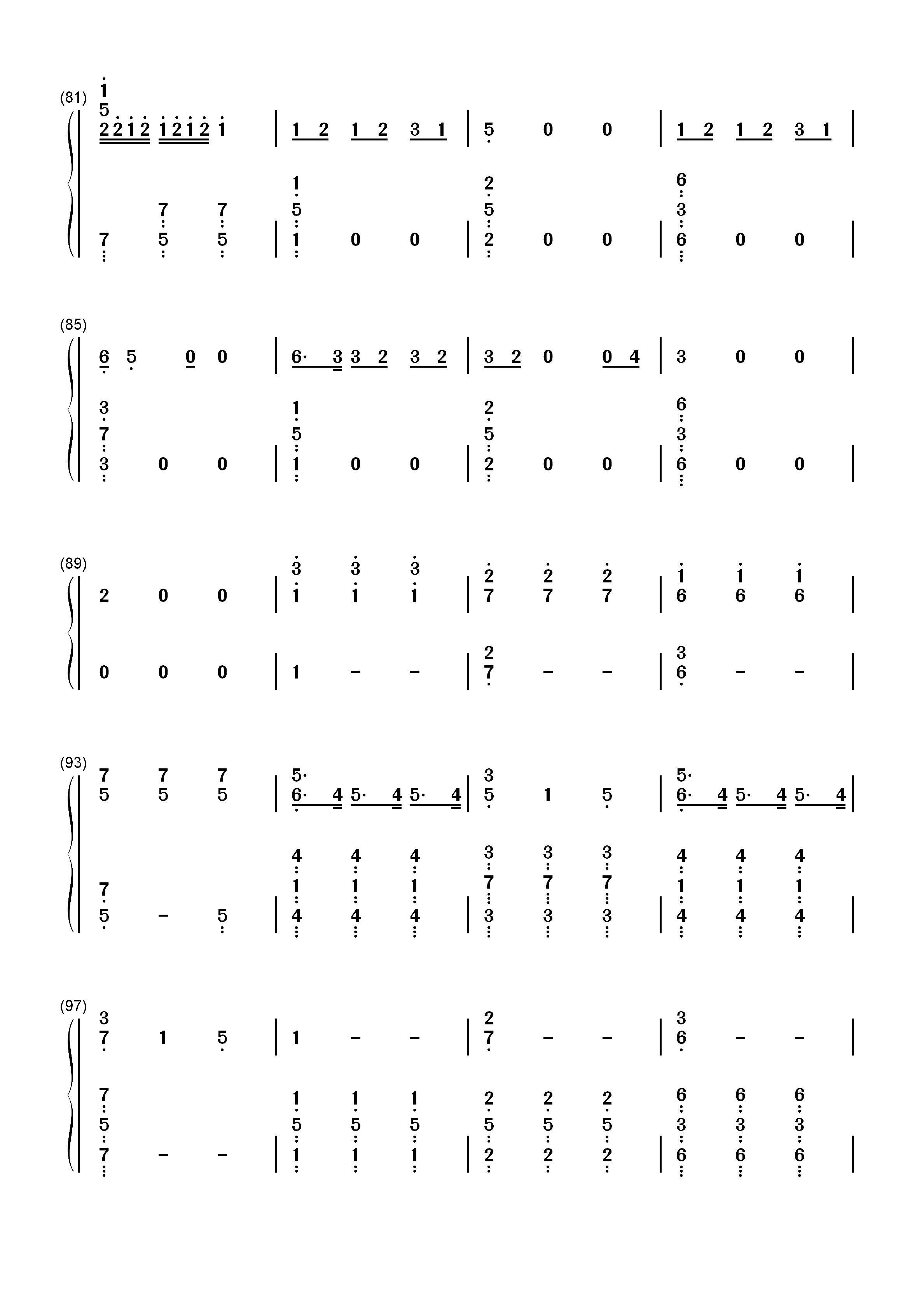 Two Fux-Adam Lambert双手简谱预览5