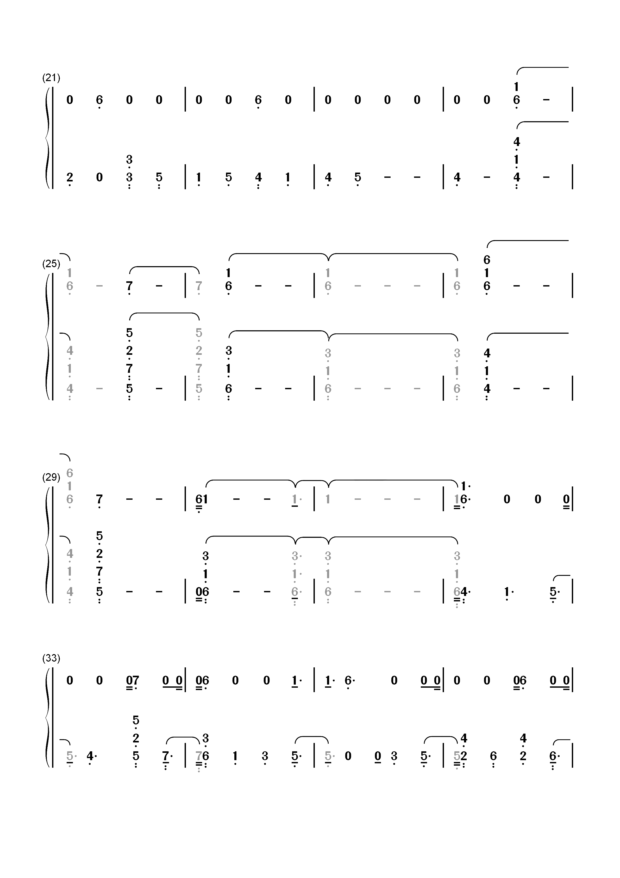 We Could Go Back-Jonas Blue双手简谱预览2