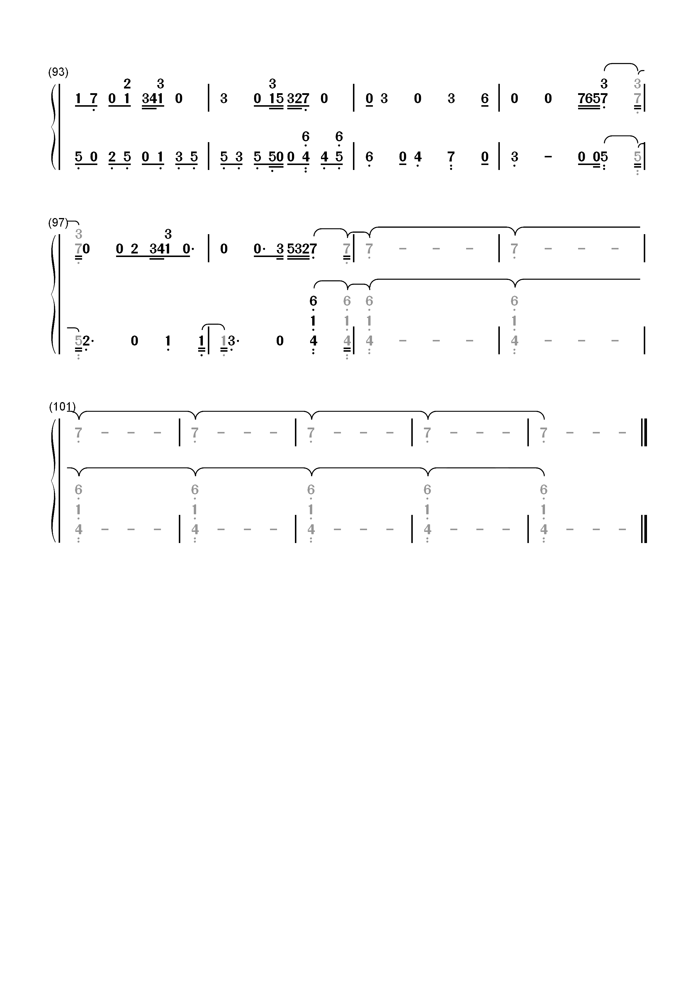 Solo-Clean Bandit双手简谱预览5