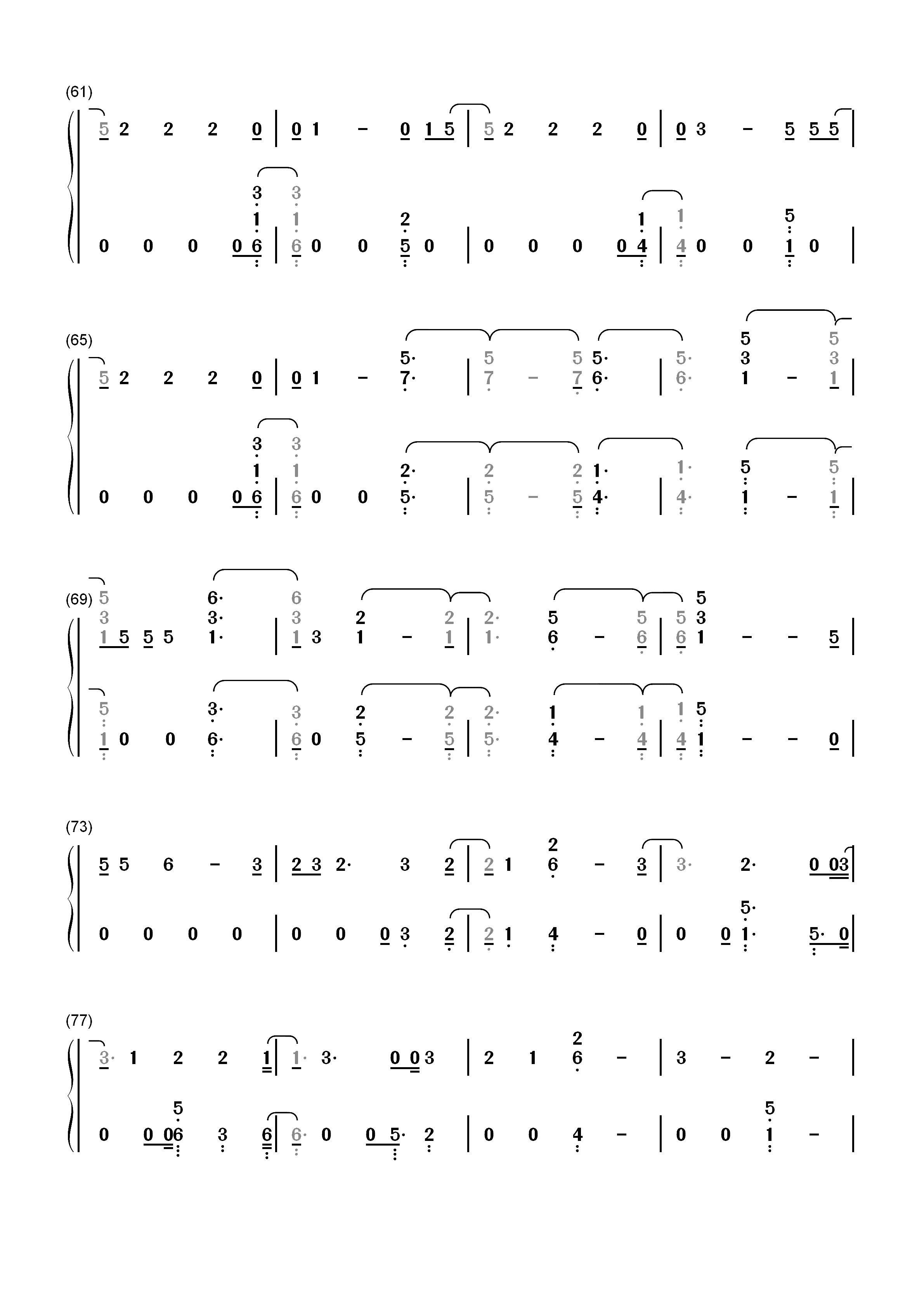 Marry Me-Thomas Rhett双手简谱预览4