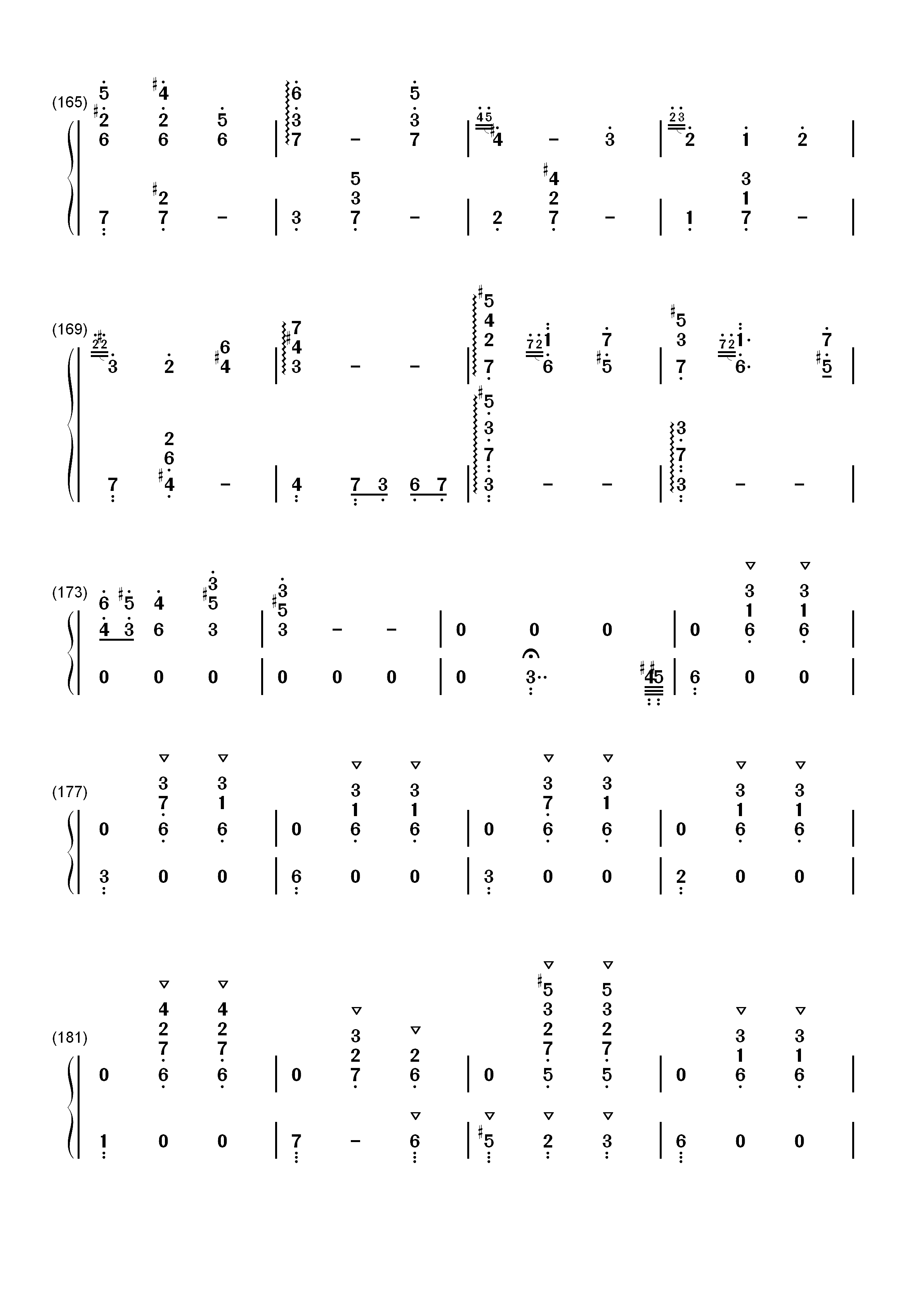 世界の約束-世界的约定-哈尔的移动城堡主题曲双手简谱预览9