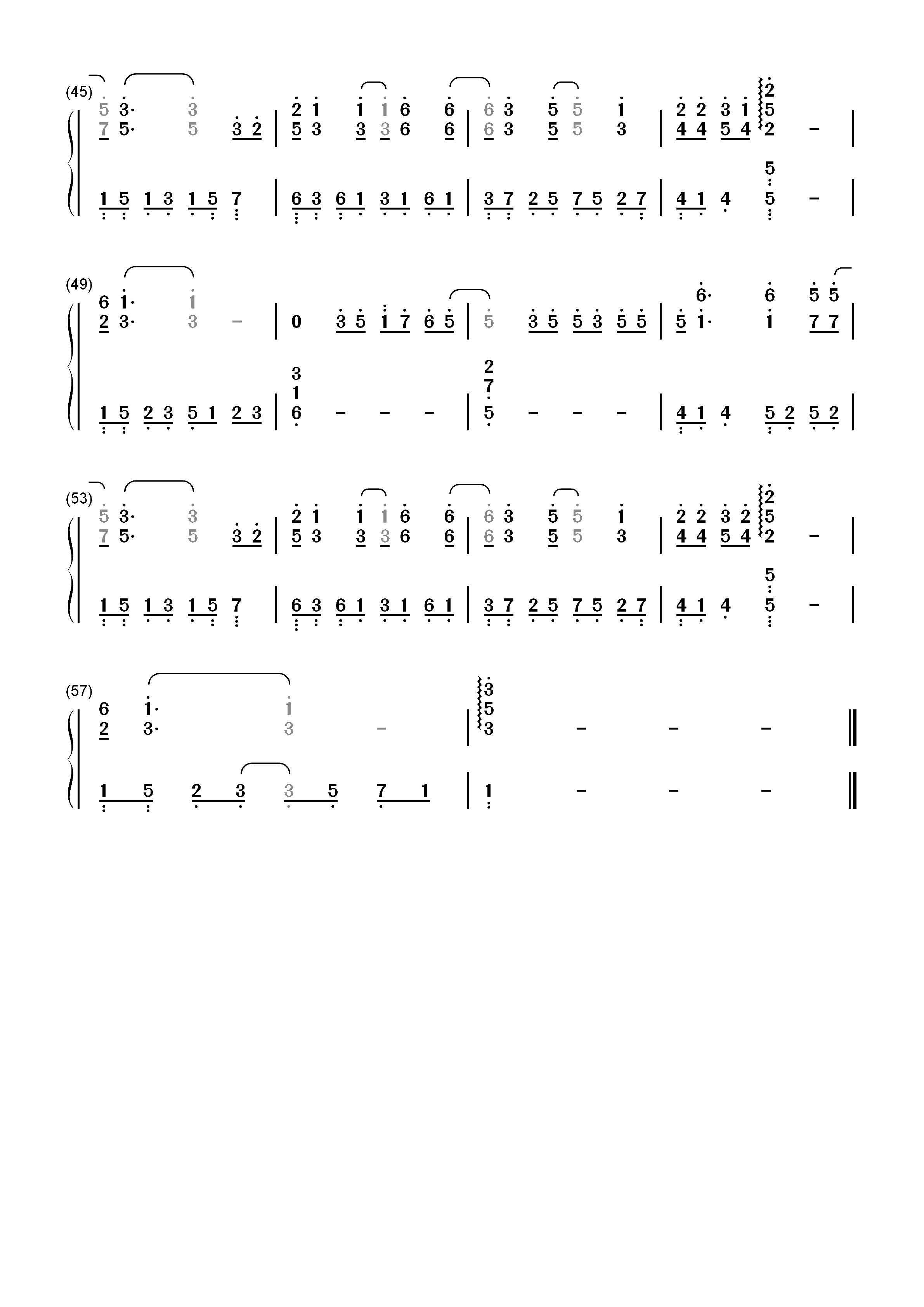 别再闹了-来电狂响暖冬主题曲双手简谱预览3