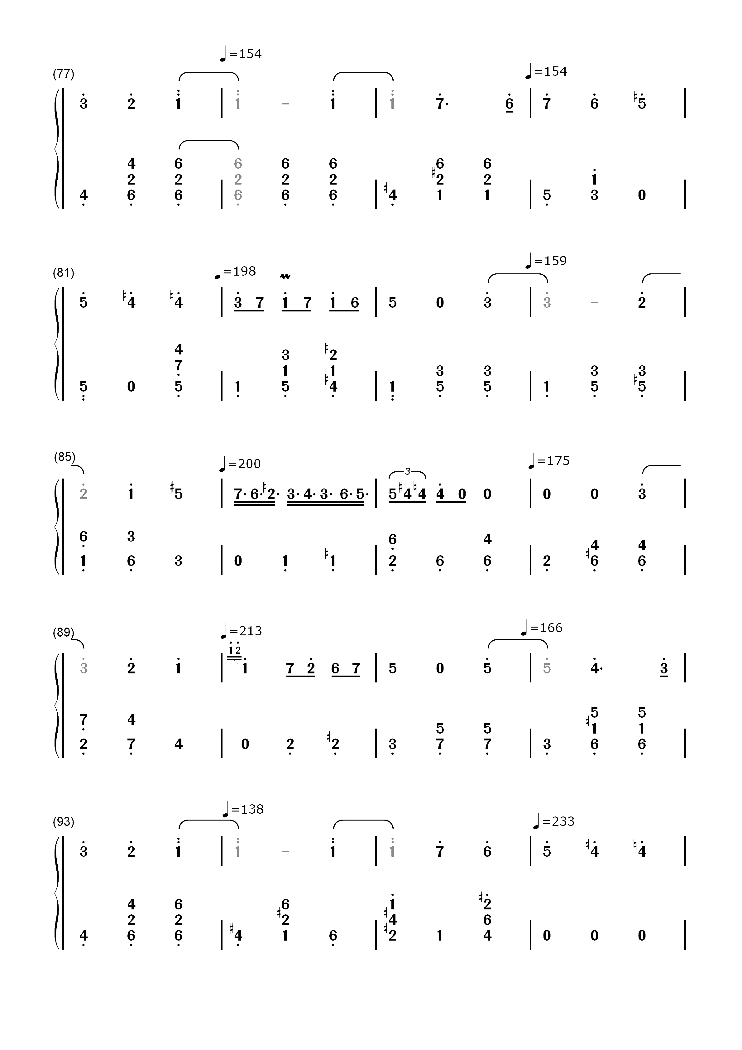 升C小调圆舞曲-肖邦双手简谱预览5