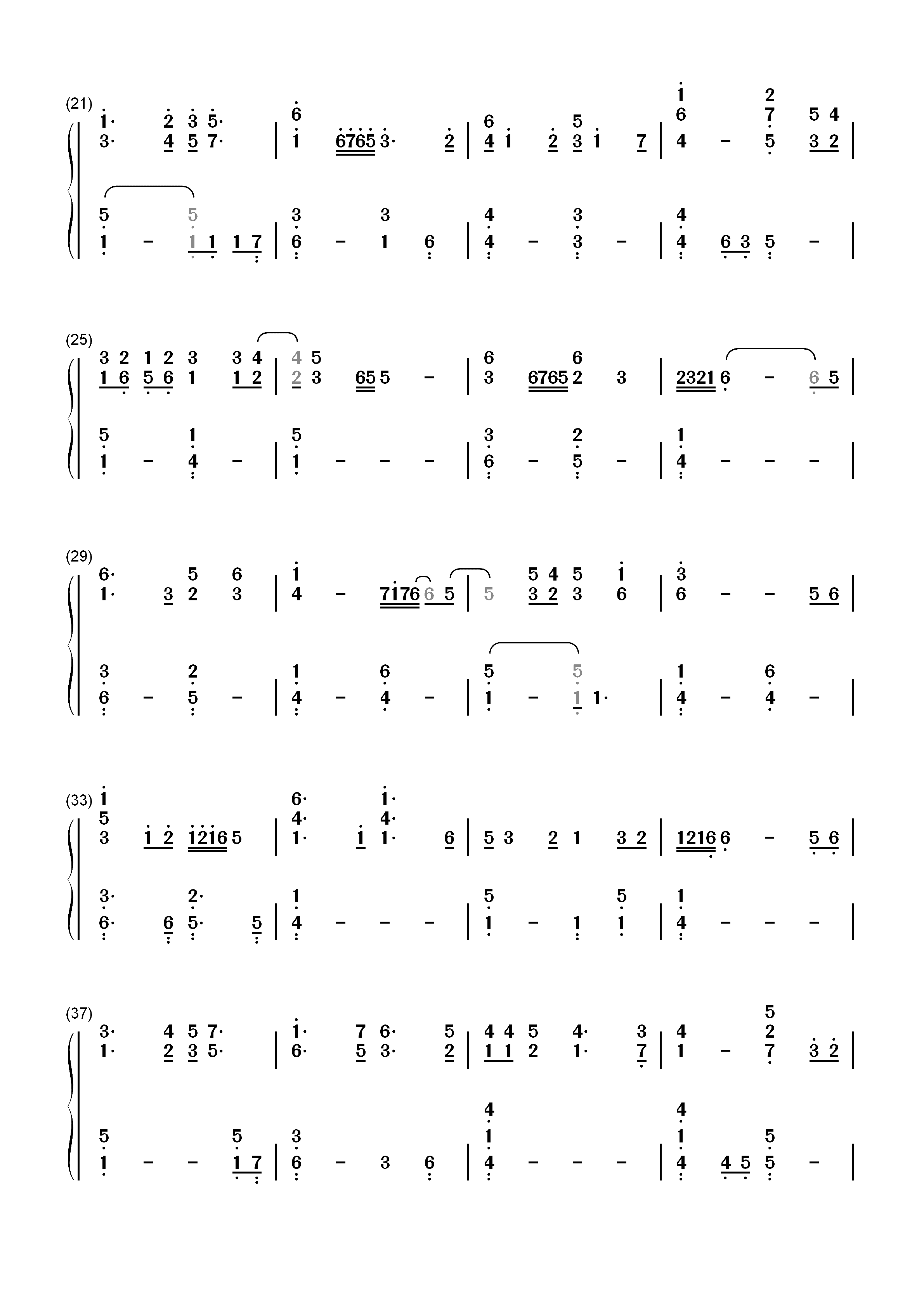 Craigie Hill-Cara Dillon双手简谱预览2