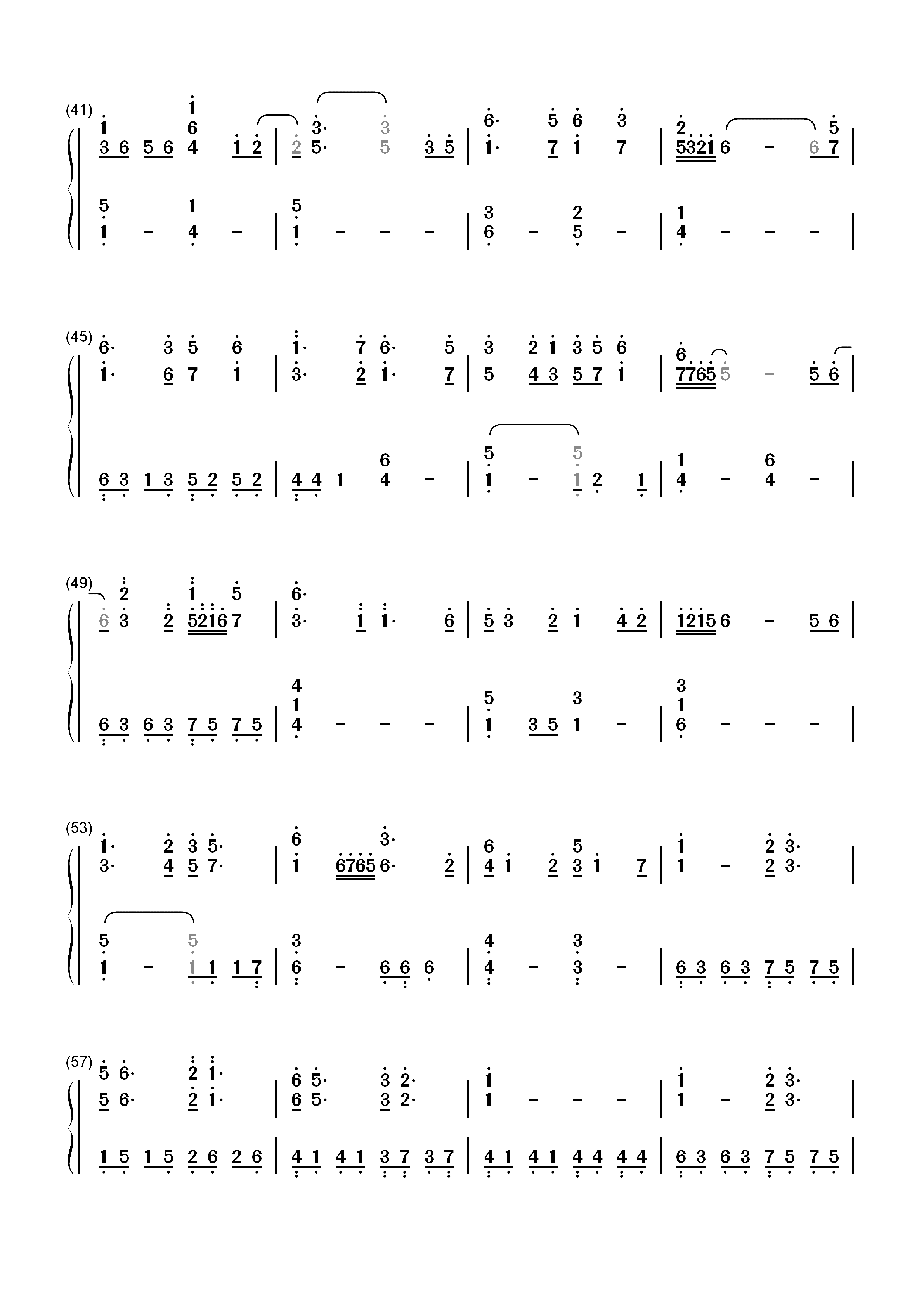 Craigie Hill-Cara Dillon双手简谱预览3