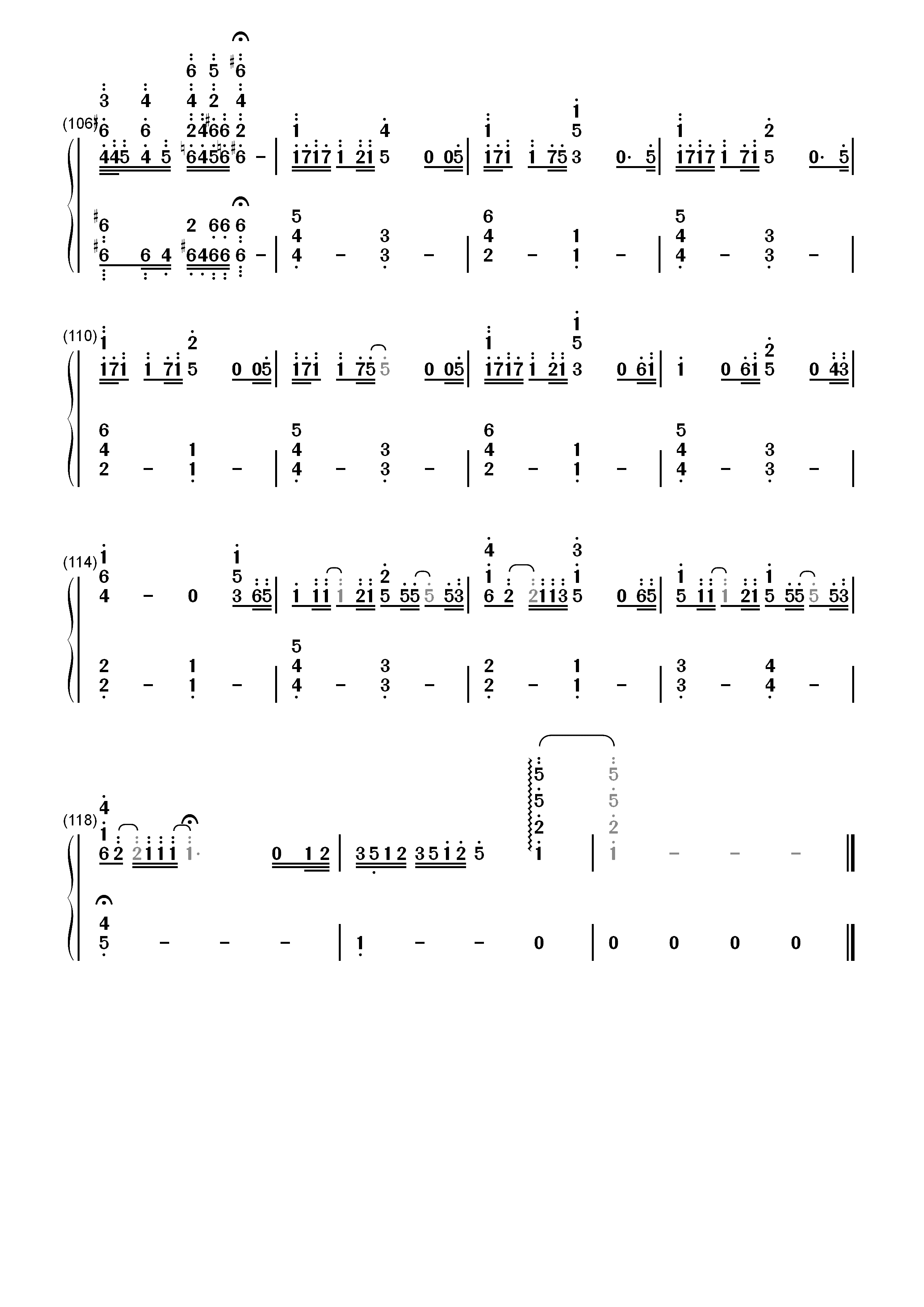 愛にできることはまだあるかい-天气之子主题曲双手简谱预览7