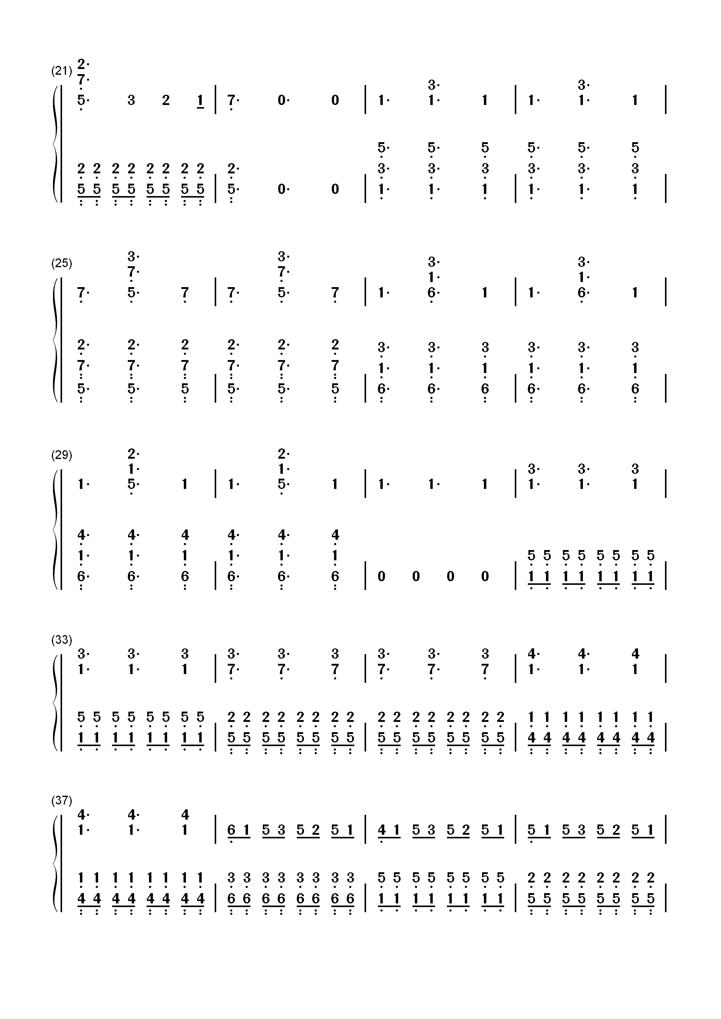 Hold Me While You Wait-Lewis Capaldi双手简谱预览2