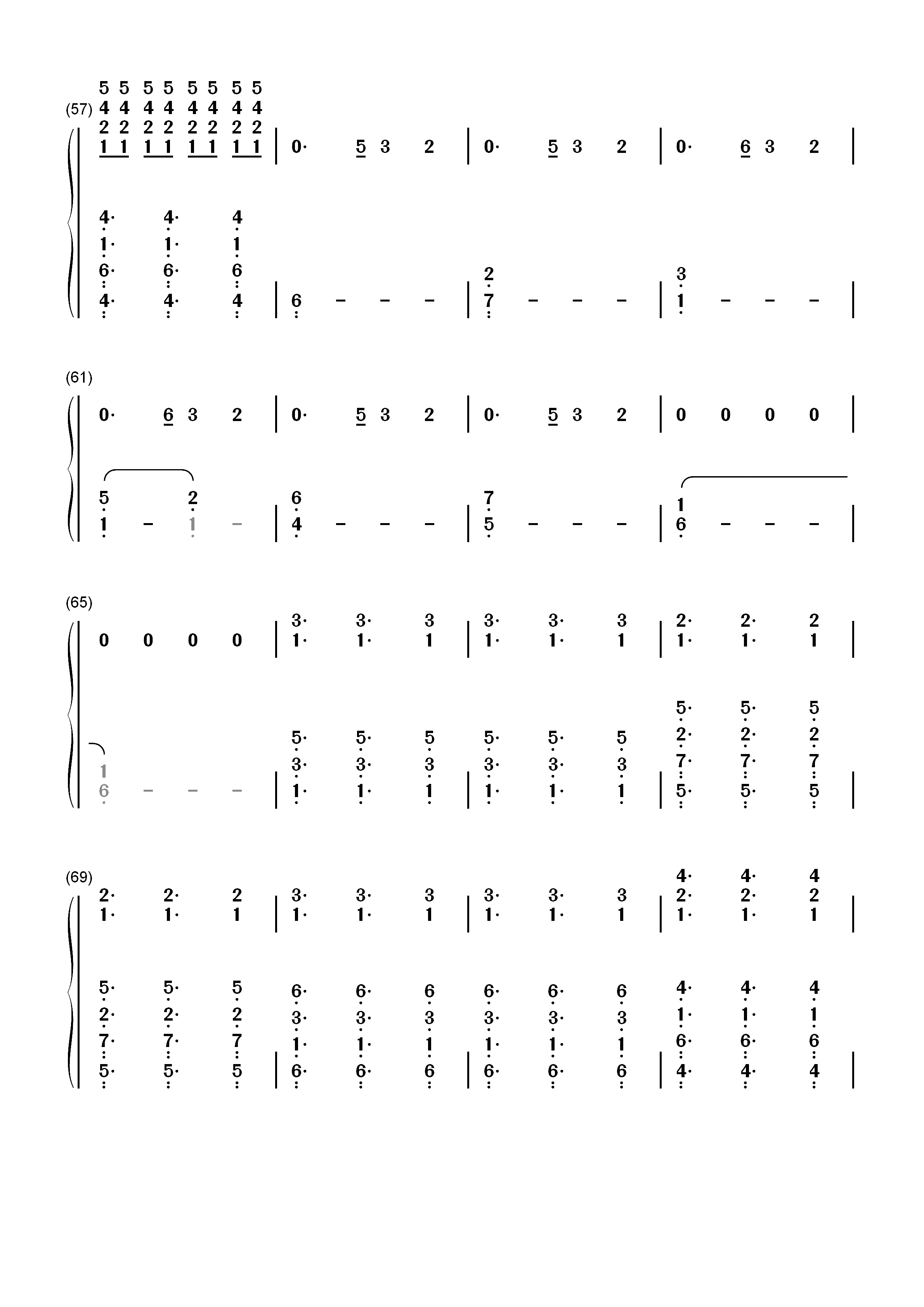 Hold Me While You Wait-Lewis Capaldi双手简谱预览4