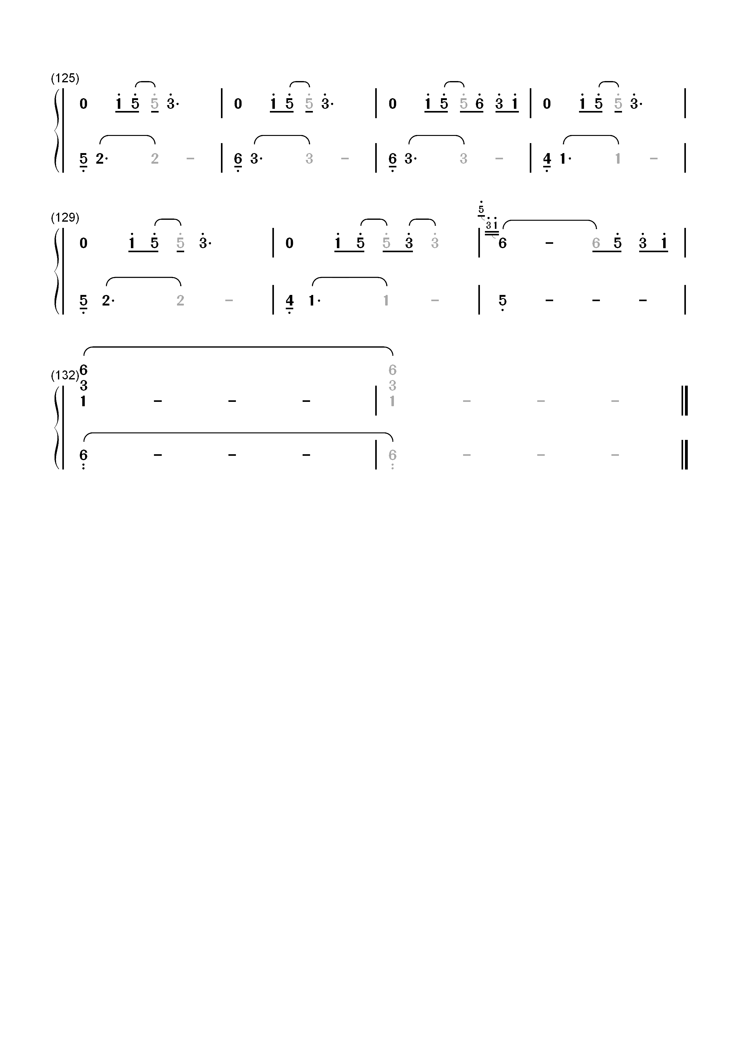 遇萤-橙光遇龙主题曲双手简谱预览6