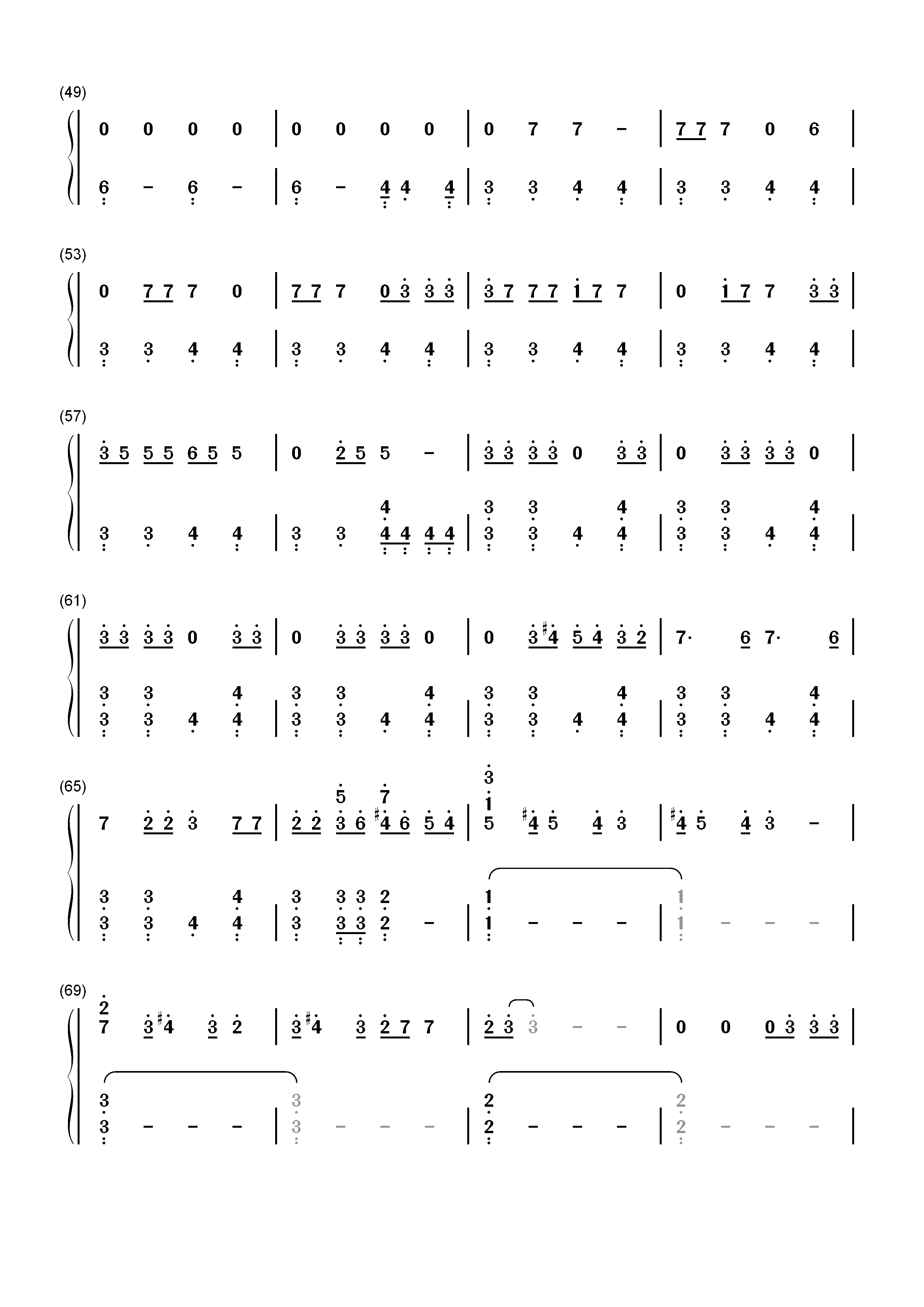 One Monster Infinity-SuperM双手简谱预览3