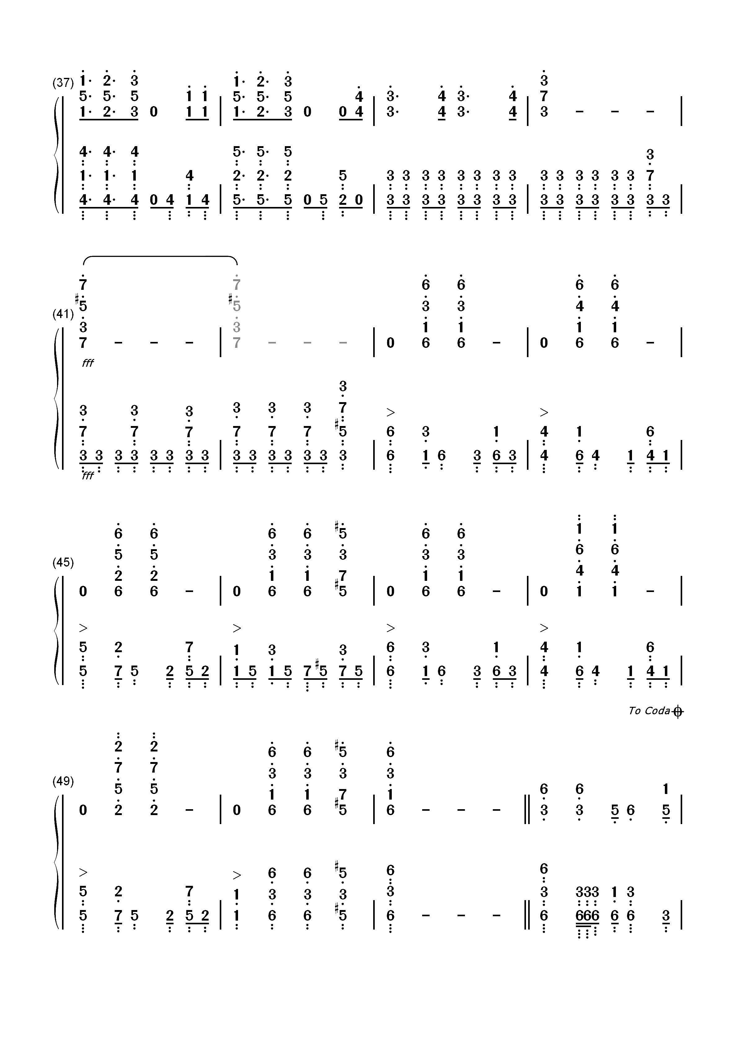 剪刀刺客-刺客伍六七主题曲双手简谱预览3