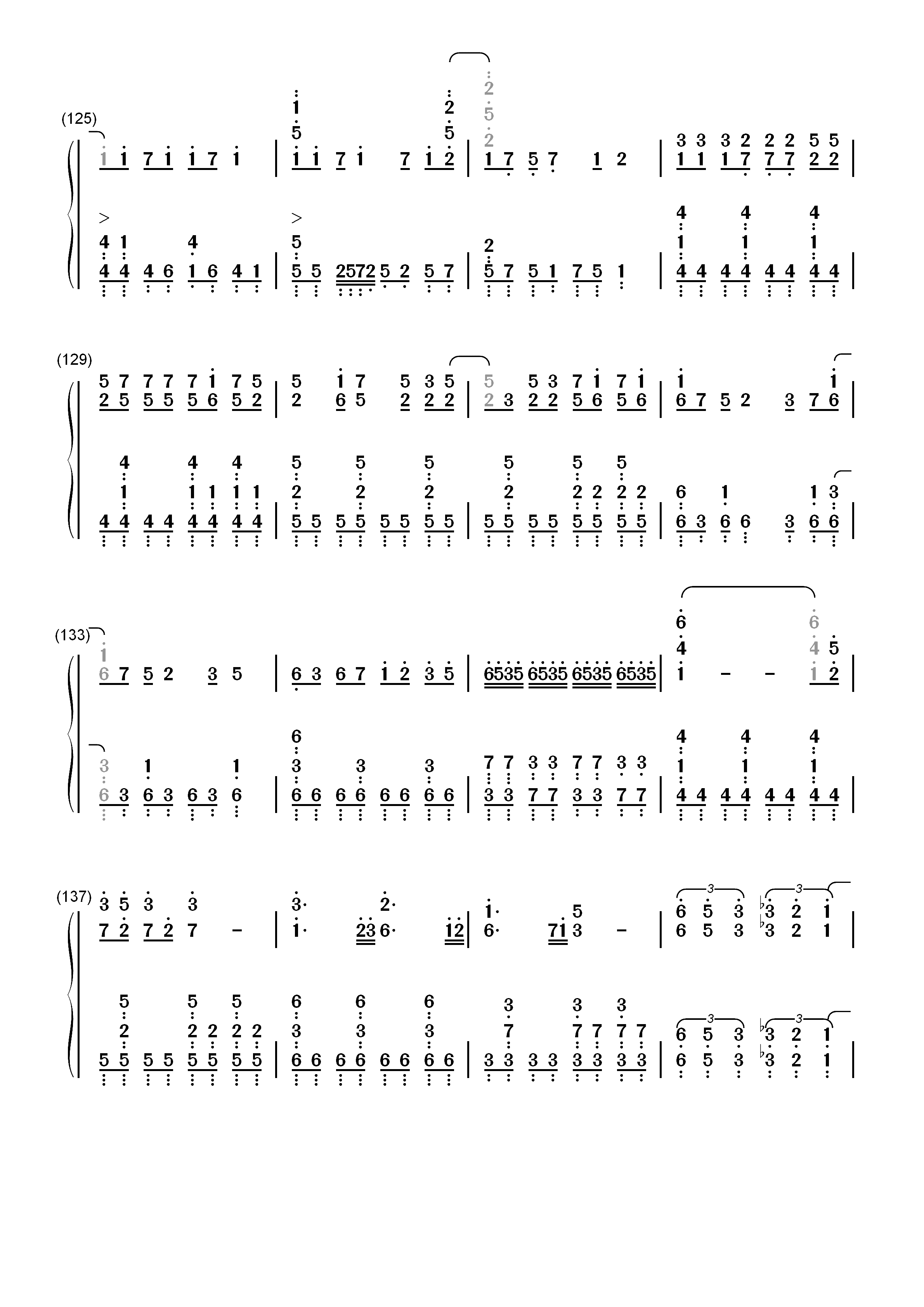 剪刀刺客-刺客伍六七主题曲双手简谱预览8