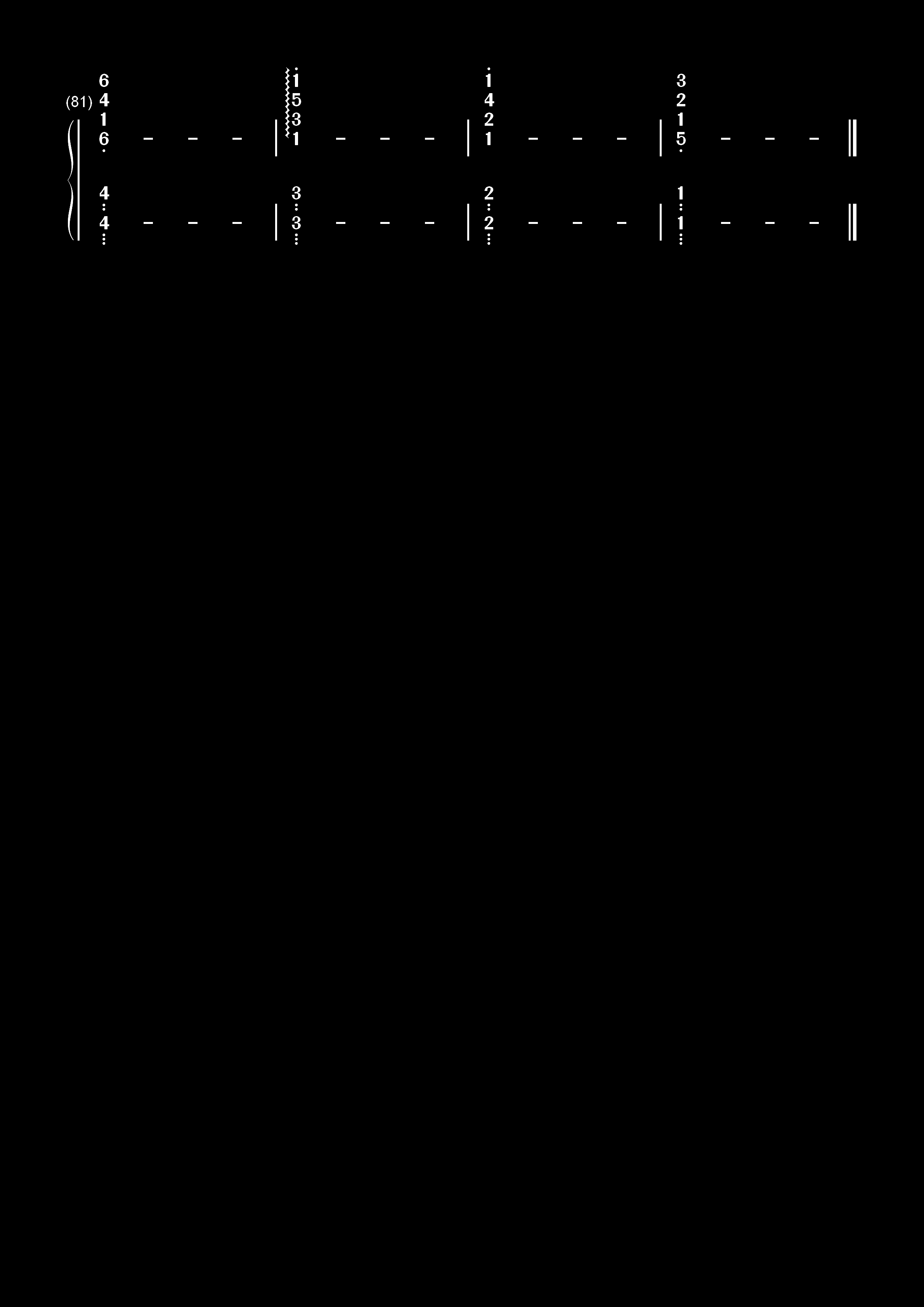 君は天然色-隐瞒之事ED双手简谱预览5