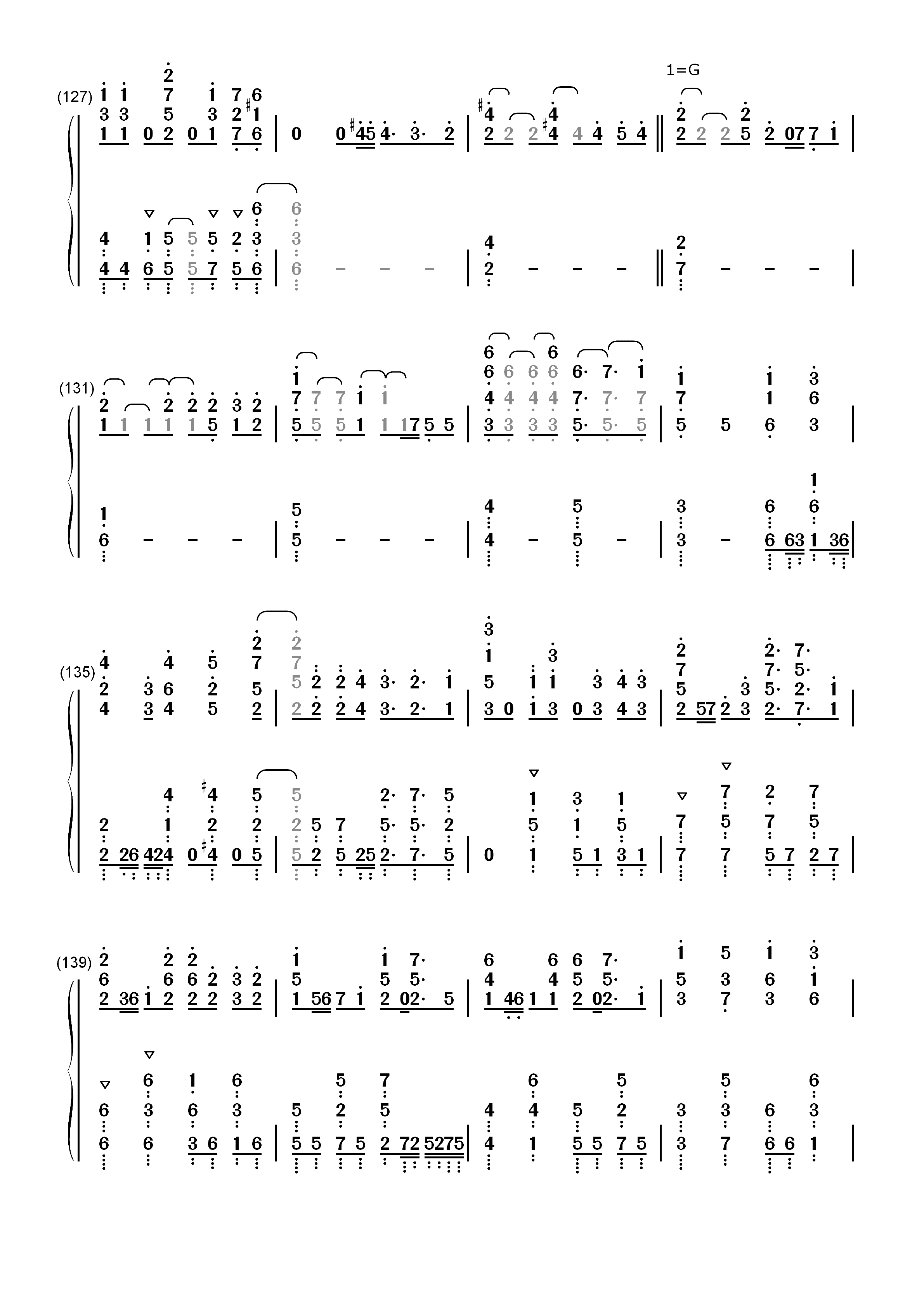 ウェルカム トゥ ブリリアントパーティ-碧蓝航线组合角色歌曲双手简谱预览9