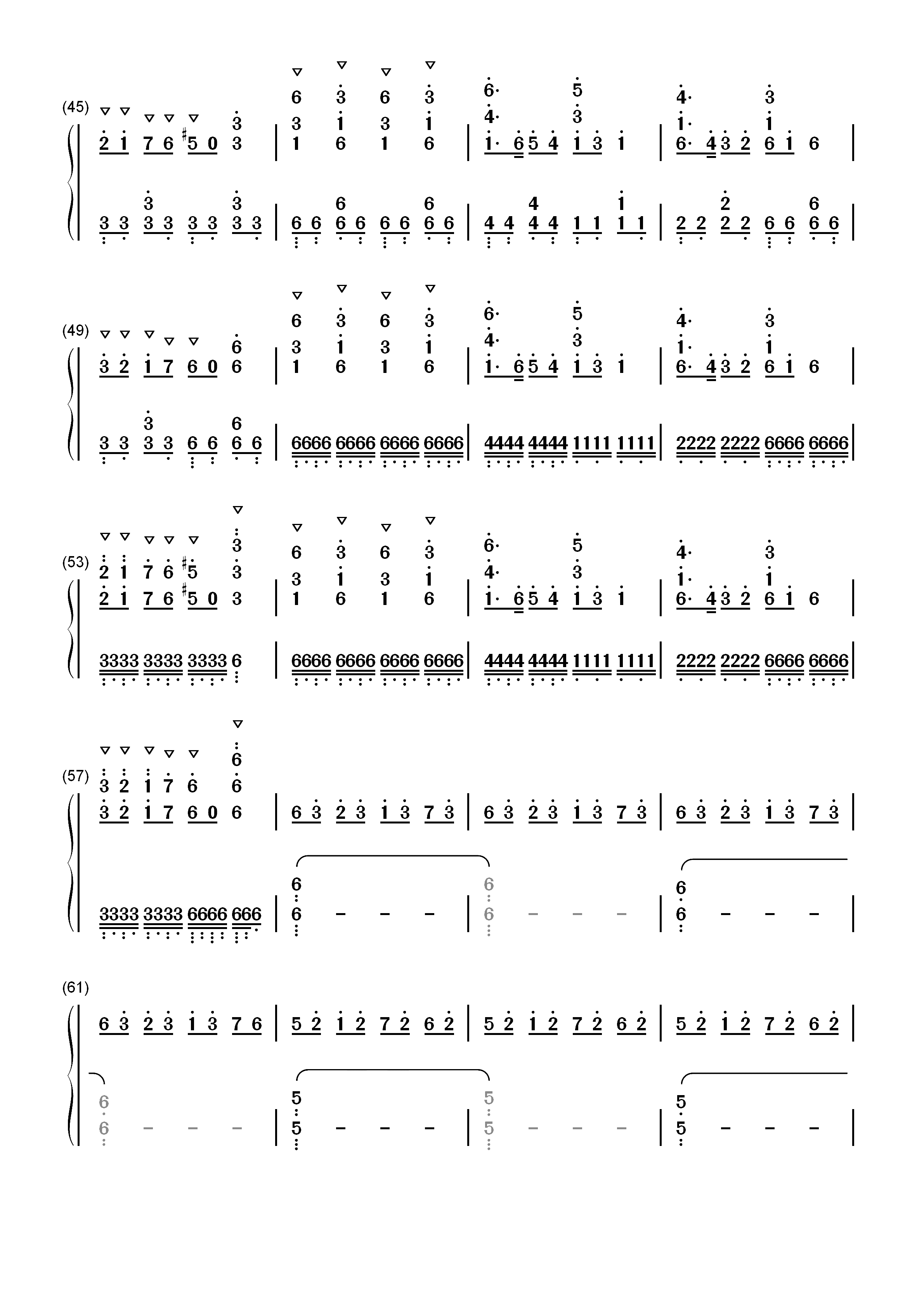 Moskau-莫斯科-螺丝刀螺丝刀夜里起来安地板-德语神曲双手简谱预览3