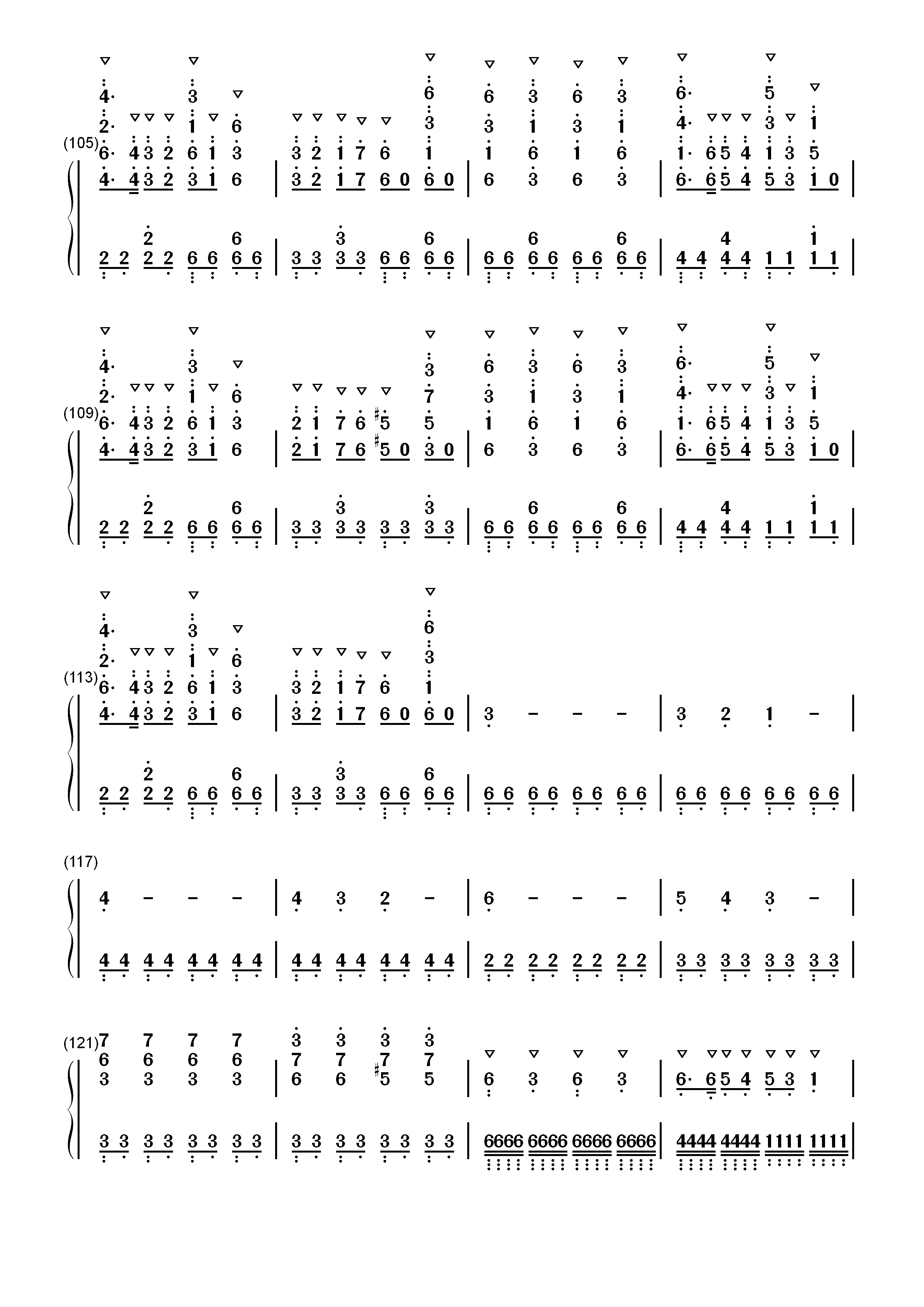 Moskau-莫斯科-螺丝刀螺丝刀夜里起来安地板-德语神曲双手简谱预览6