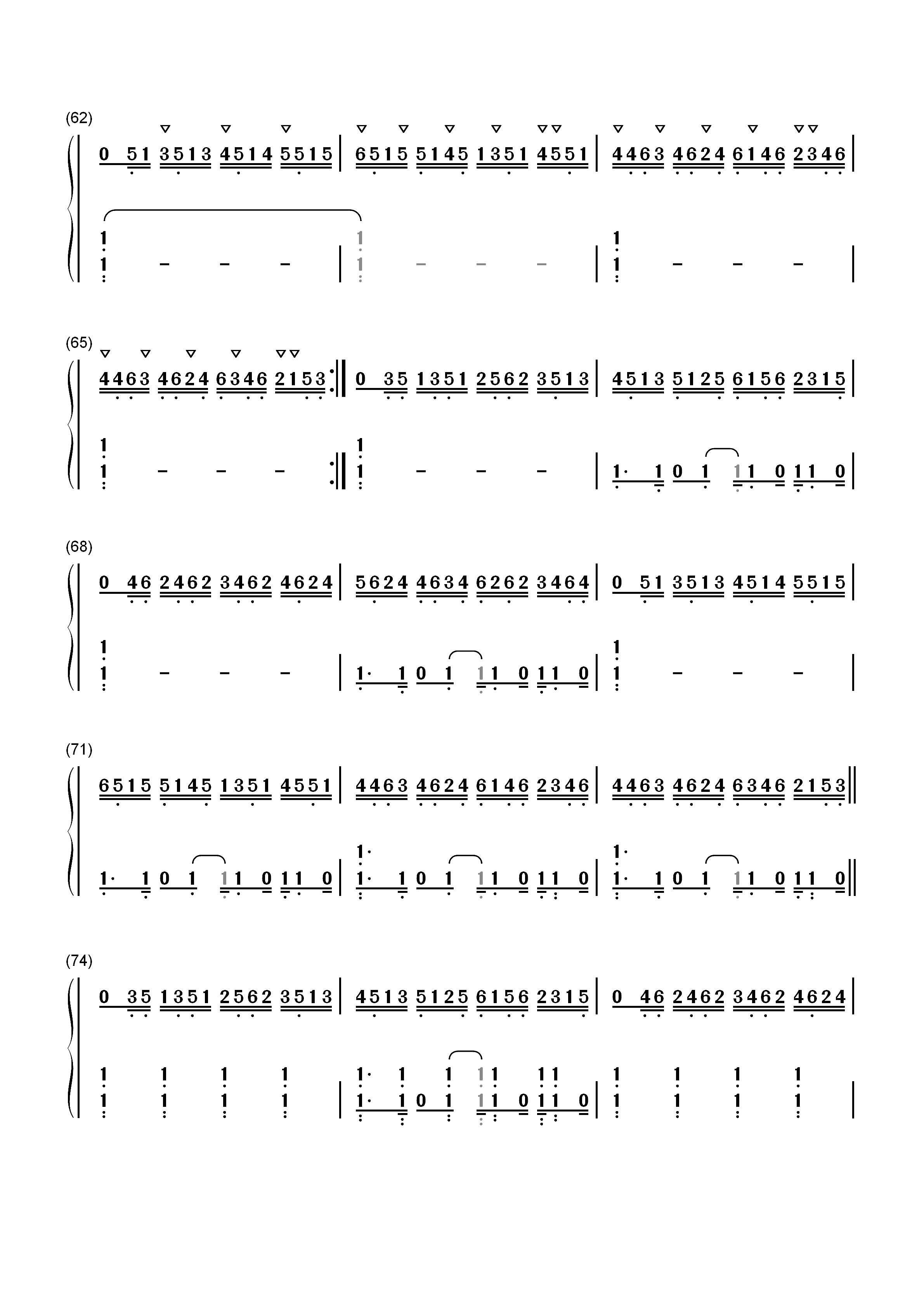 回到金字塔-Back To Pyramids双手简谱预览4