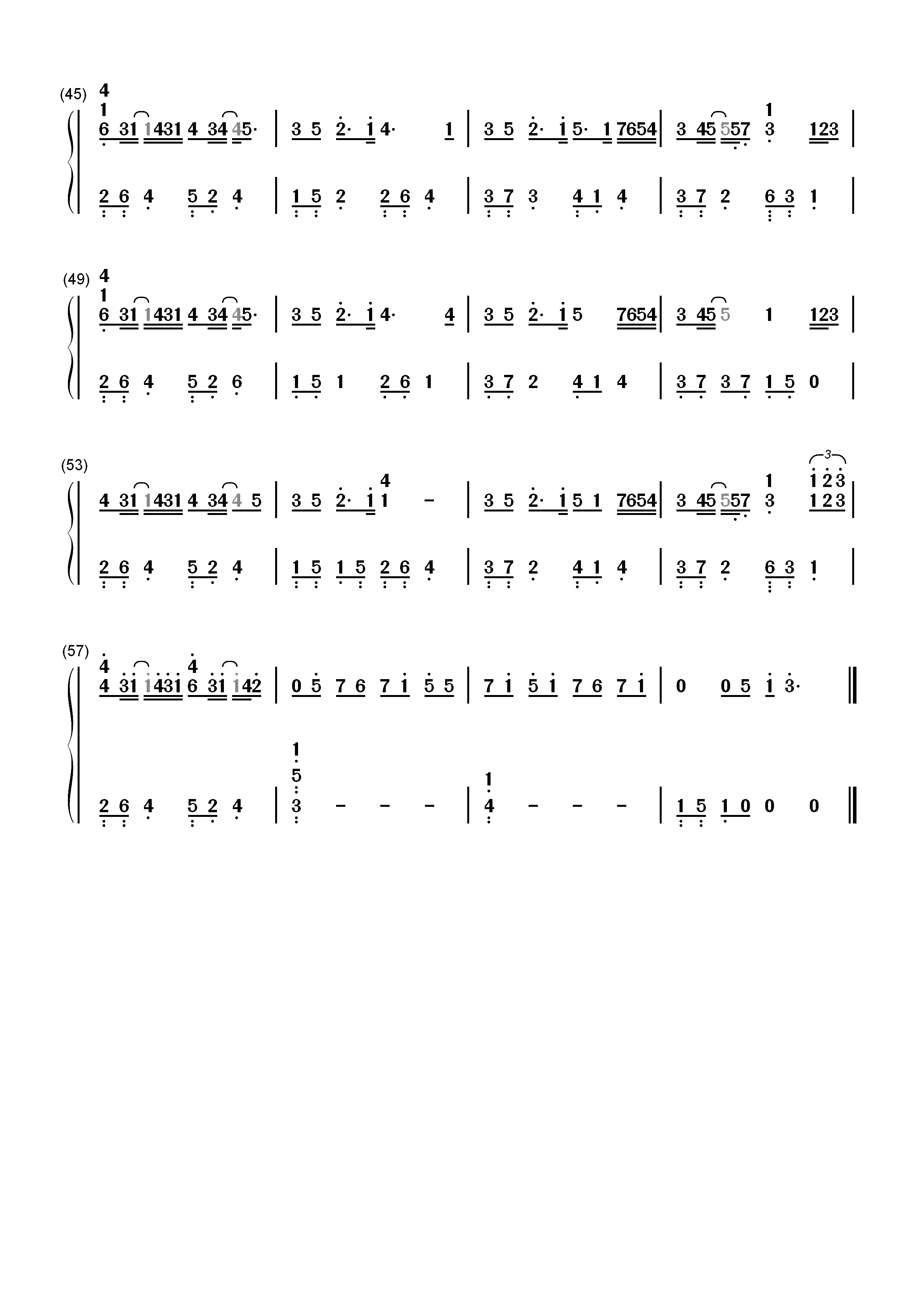 Do You-李闰珉双手简谱预览3