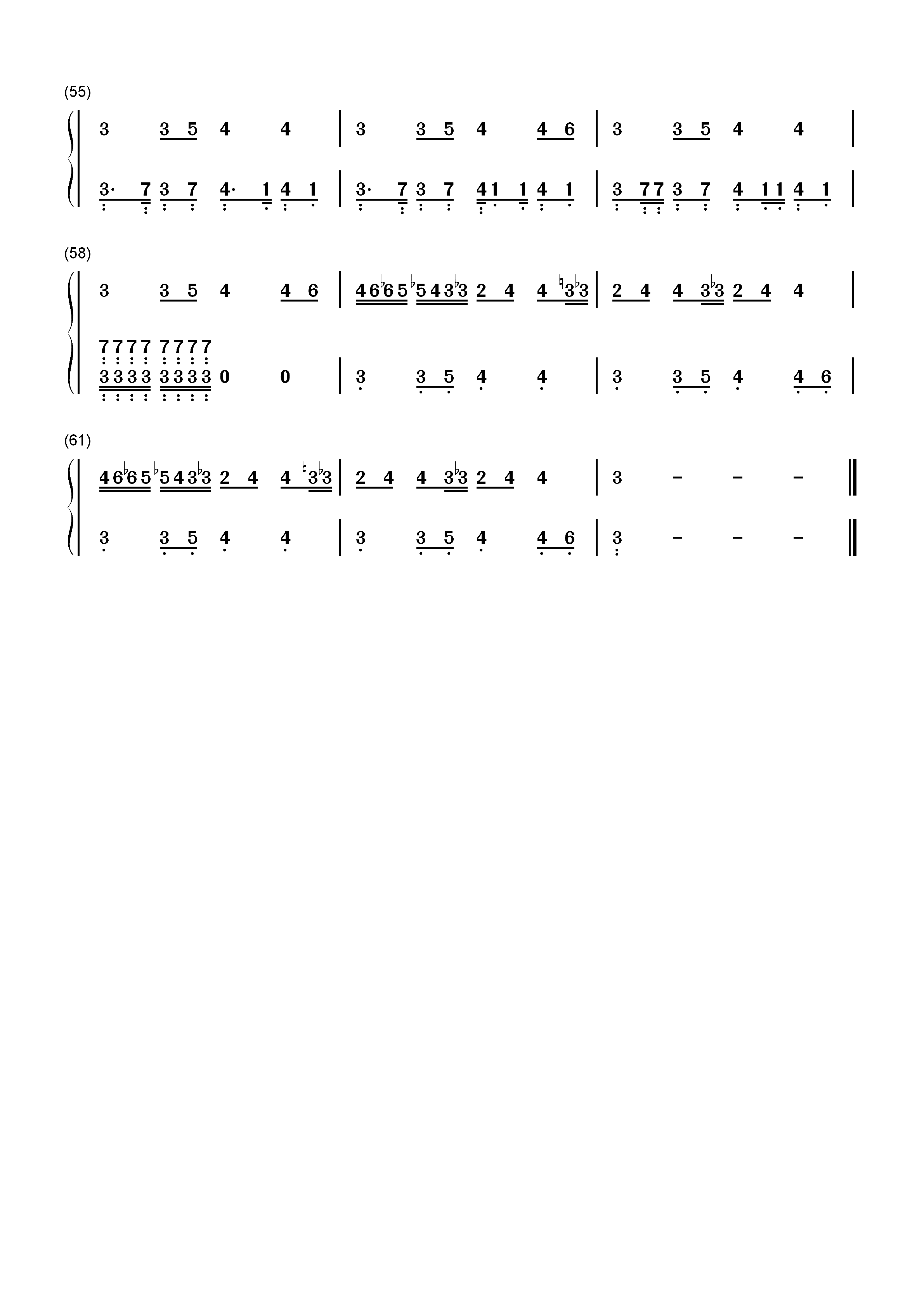 Tukoh Taka-2022年卡塔尔世界杯神曲-嘟咕嘟咕哒嘎嘟咕嘟哒哒双手简谱预览4