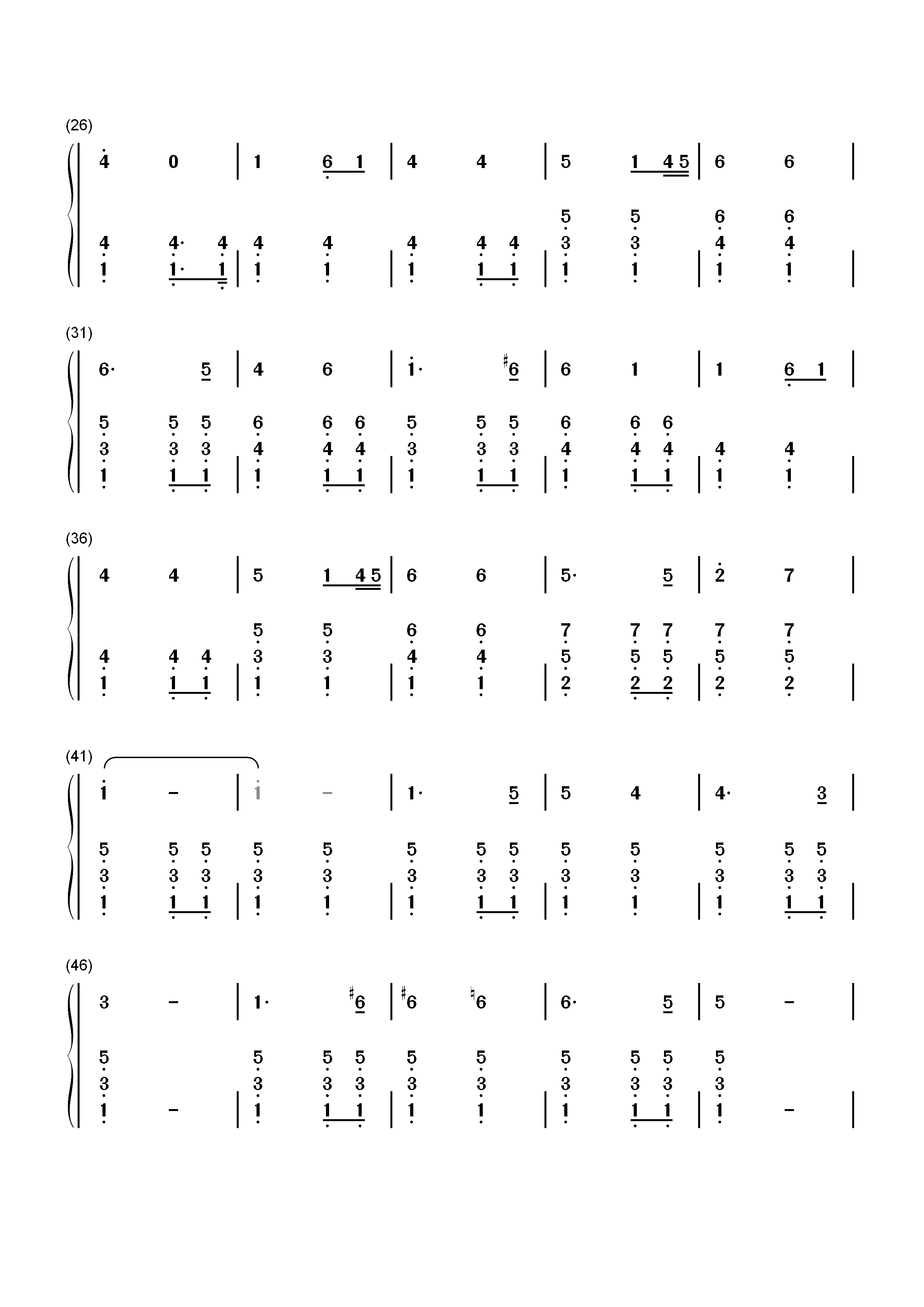 普鲁士的荣耀-Preussens Gloria双手简谱预览2