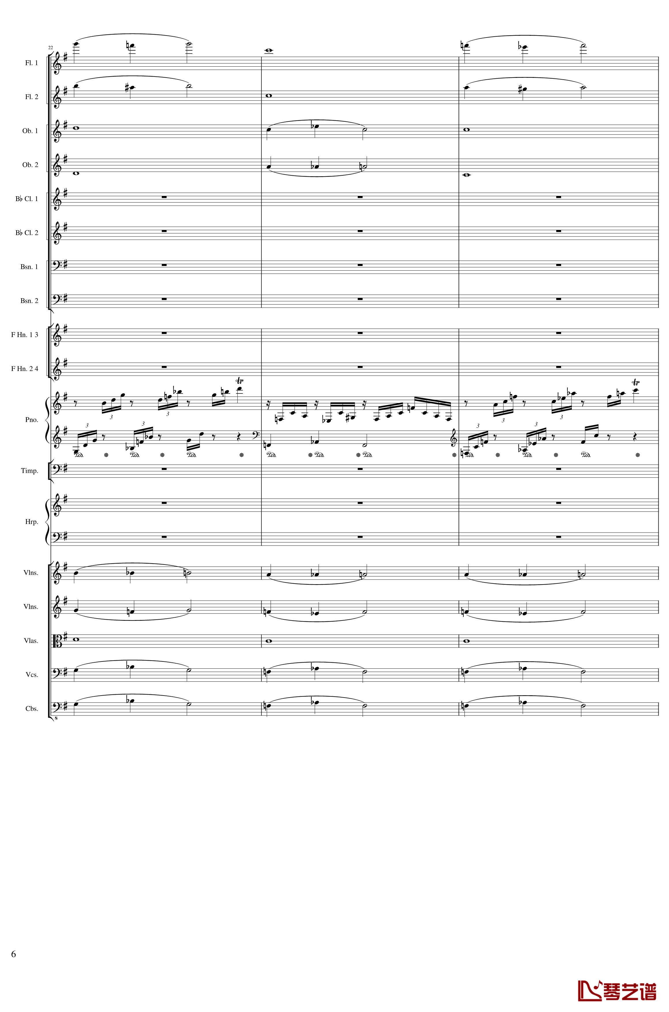 Lyric Overture for piano and orchestra, Op.115钢琴谱-未完成-一个球6