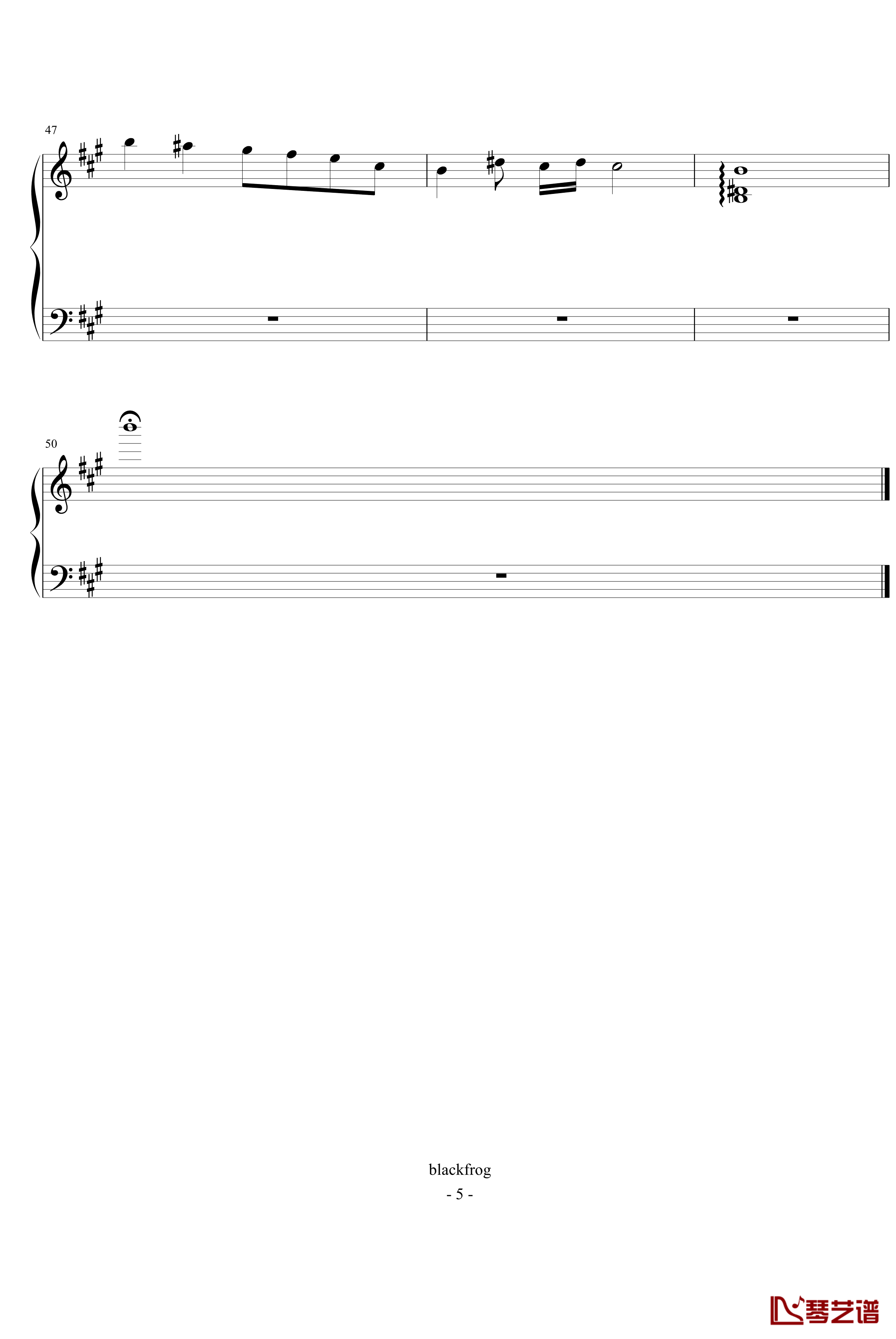 不准分手钢琴谱-blackfrog5