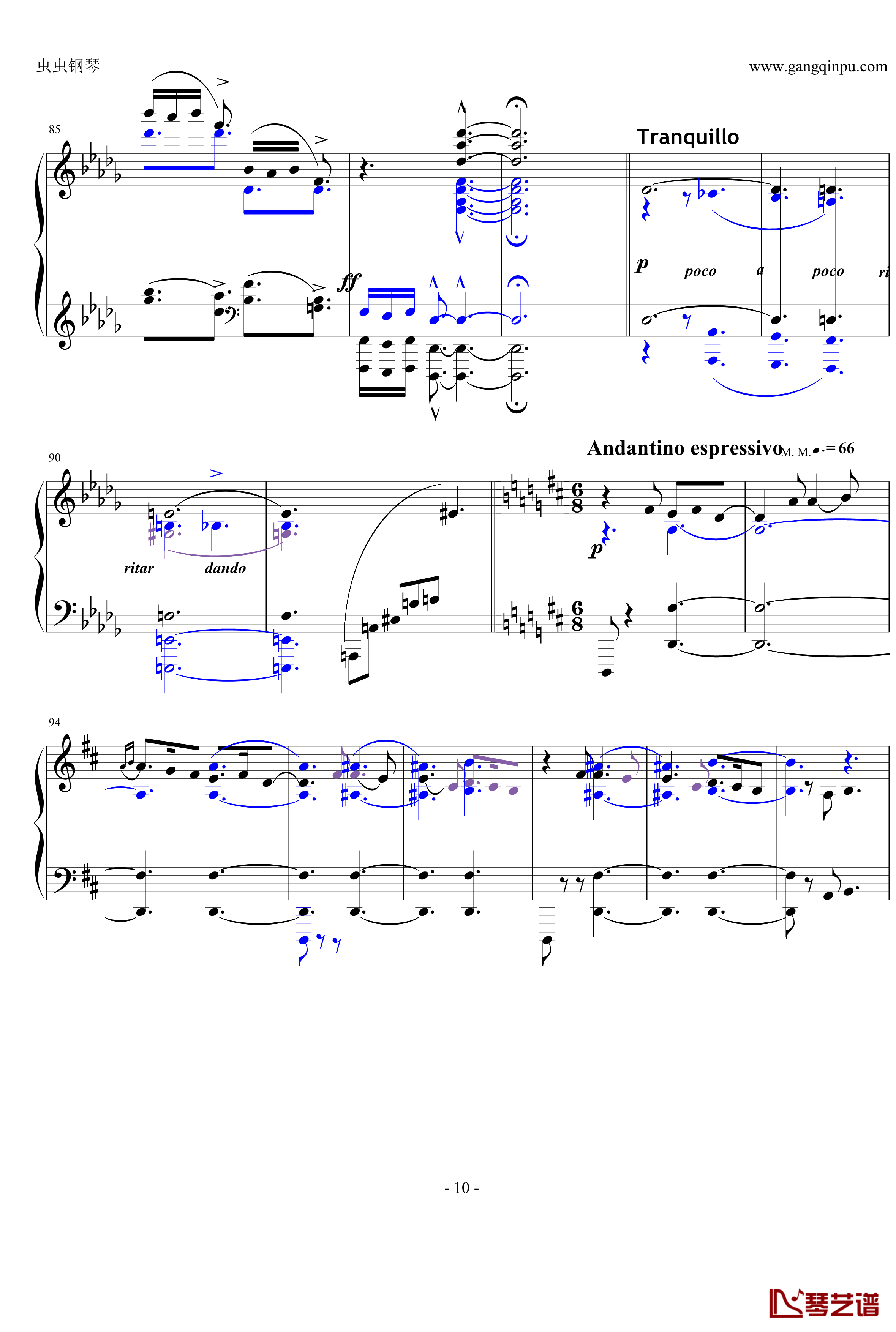 伊斯拉美钢琴谱-巴拉基列夫 -Balakirev, Mily (Alekseyevich)10