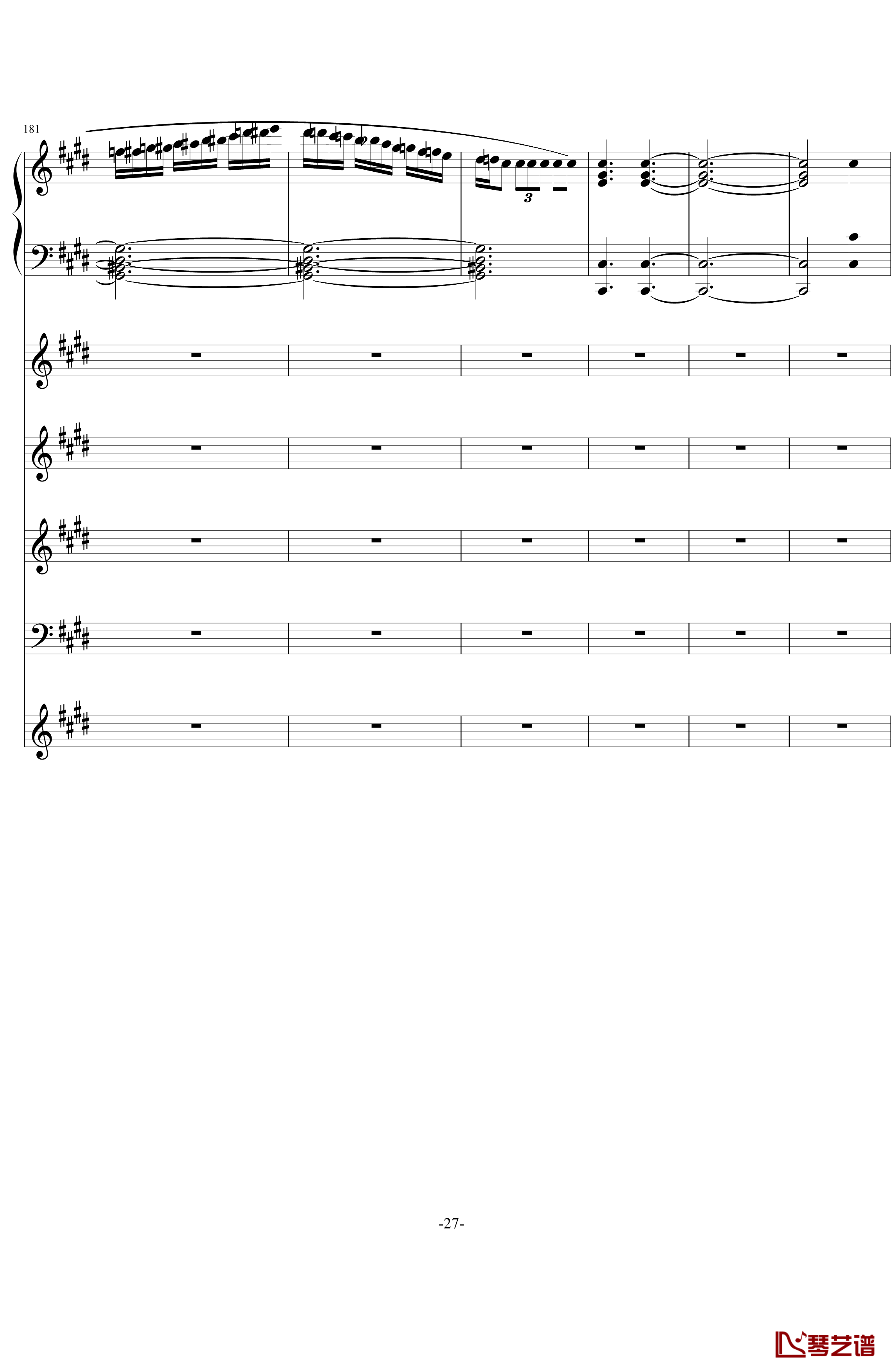 风华协奏曲钢琴谱-尬哥27