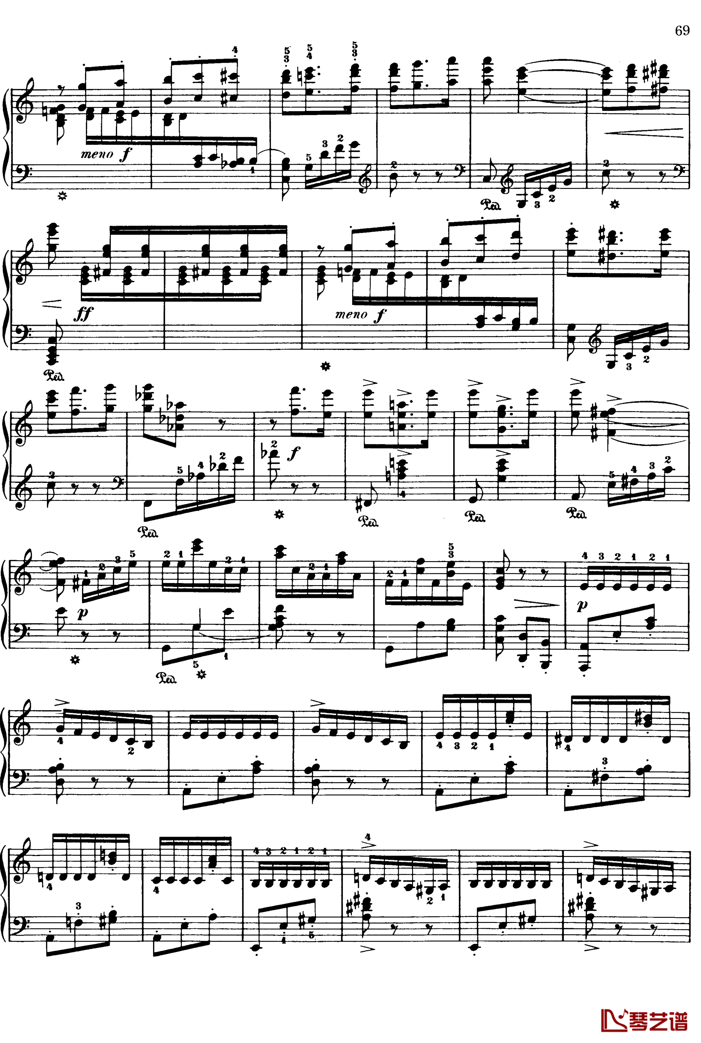 西班牙随想曲 Op.37钢琴谱-莫什科夫斯基-Moszkowski4